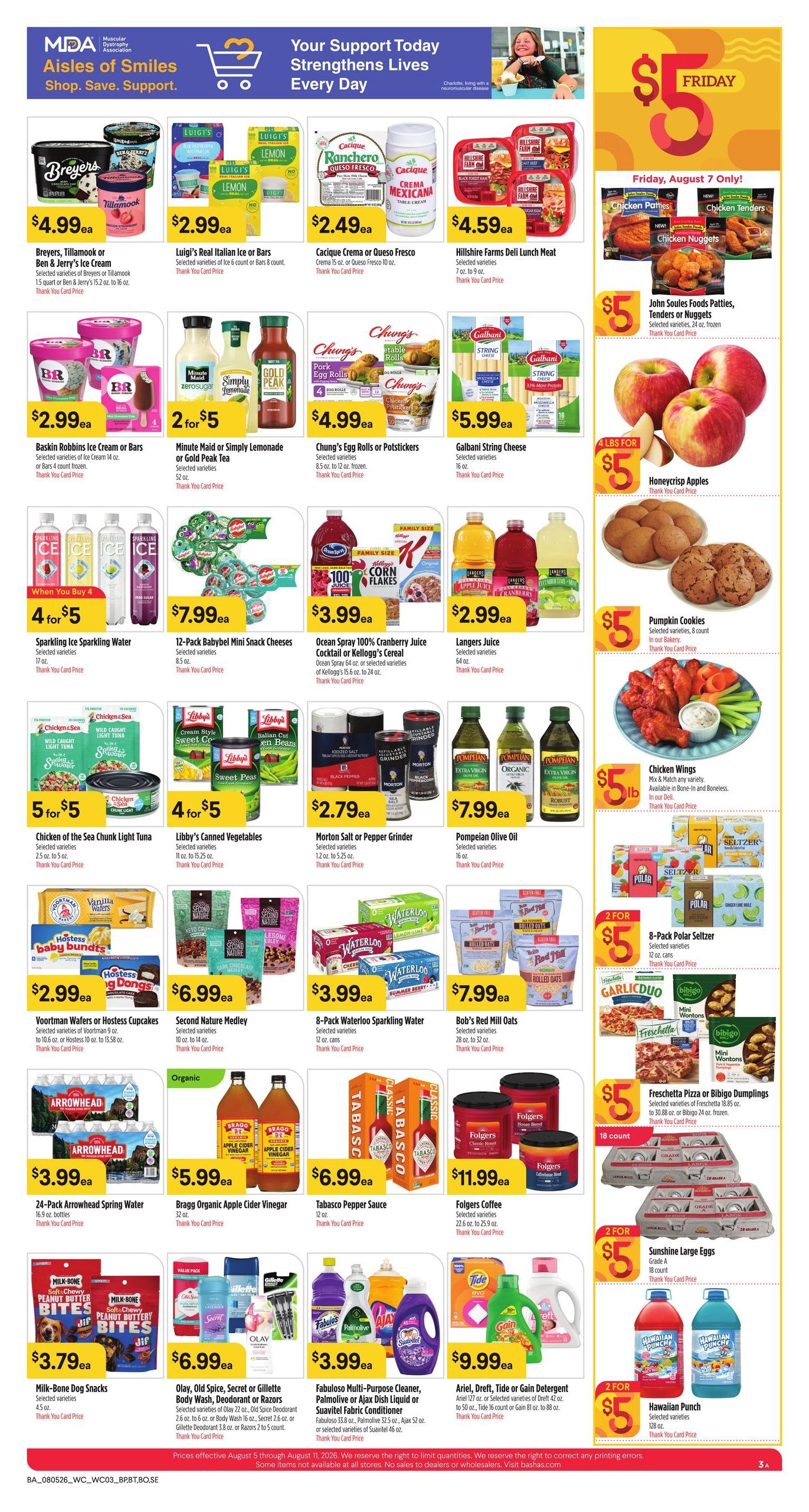 Bashas' (Apache Junction Area, AZ) Weekly Ad August 5 - 11, 2026