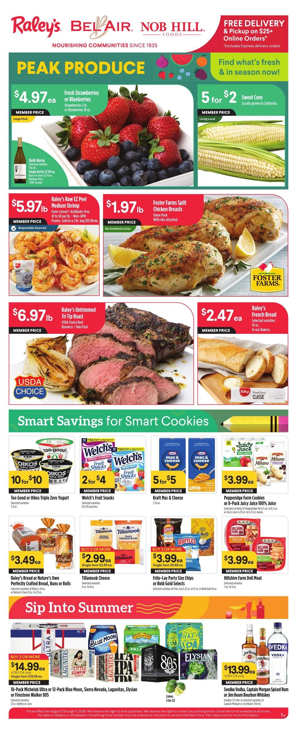 Nob Hill Foods Weekly Ad August 5 - 11, 2026