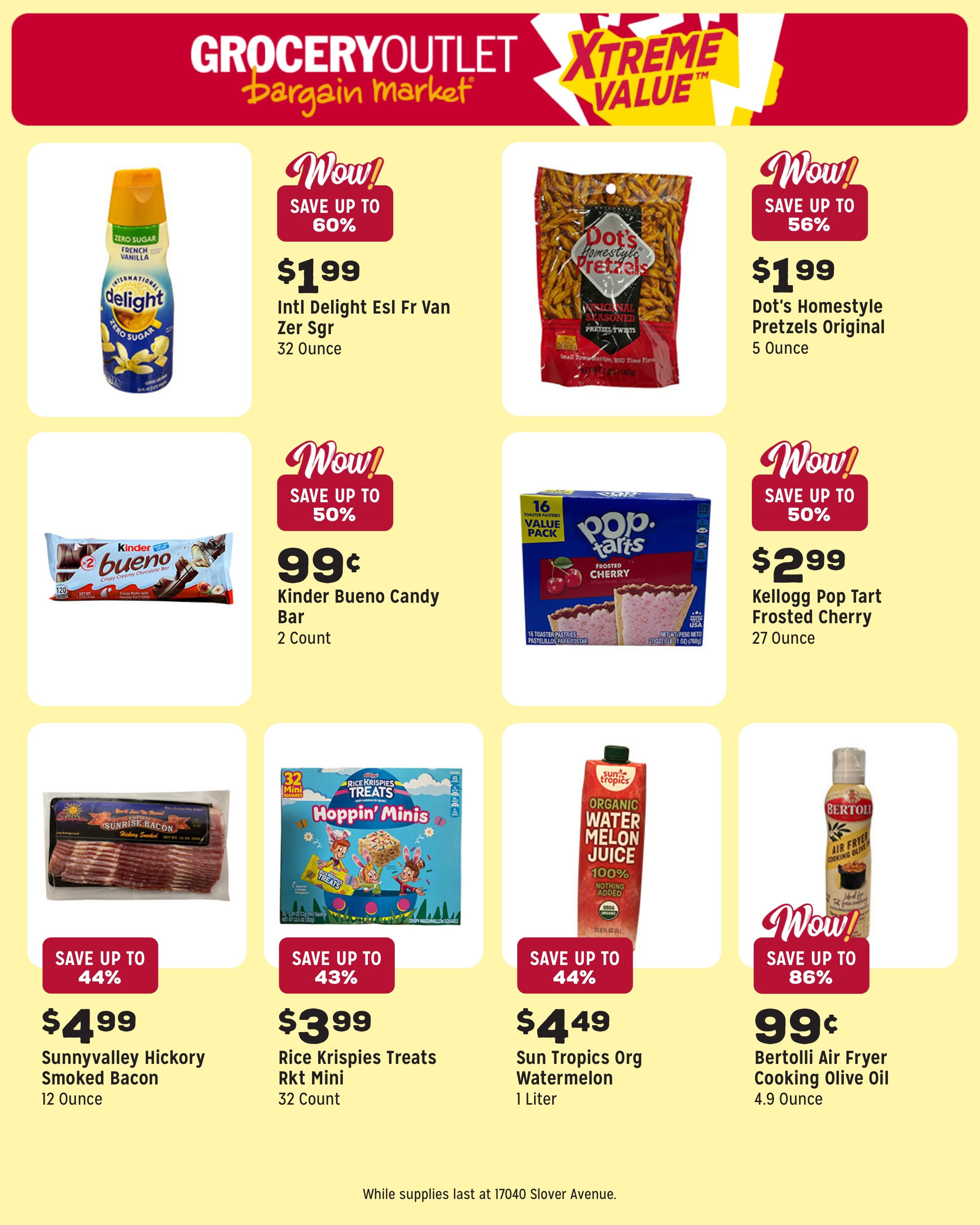 Grocery Outlet (Fontana Area, CA) Weekly Ad August 5 - 11, 2026