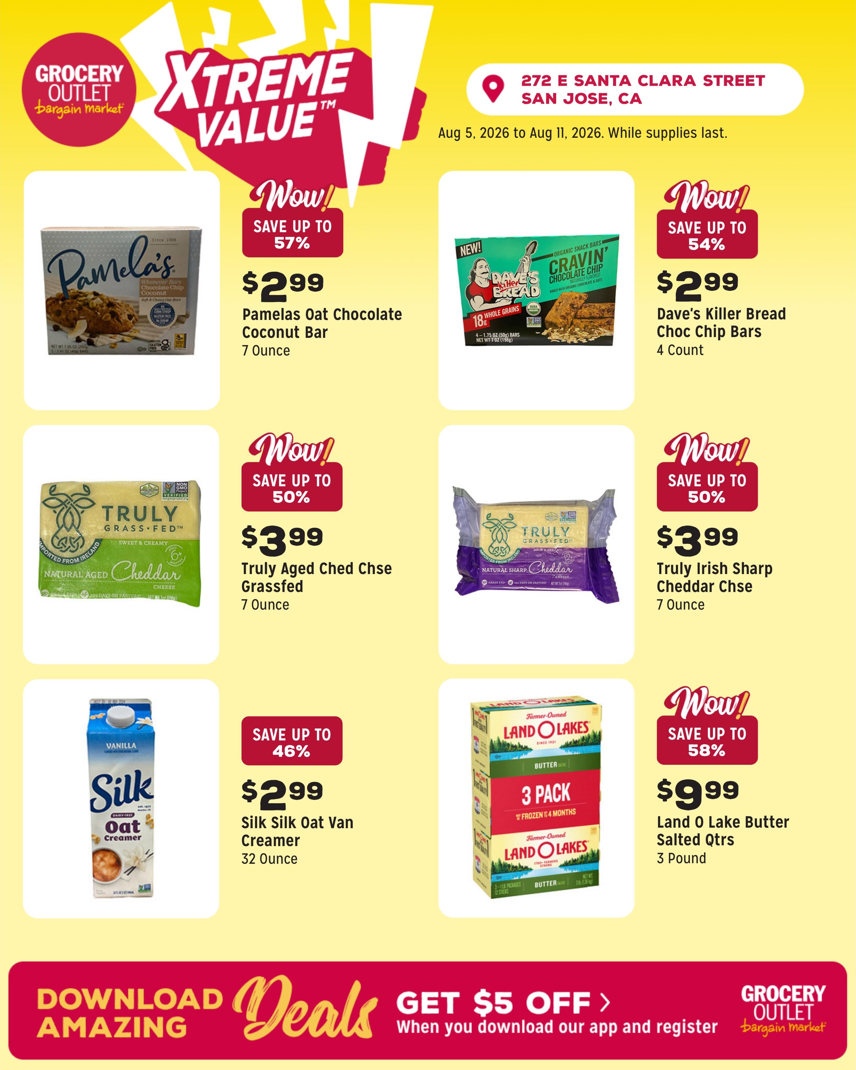 Grocery Outlet Weekly Ad August 5 - 11, 2026