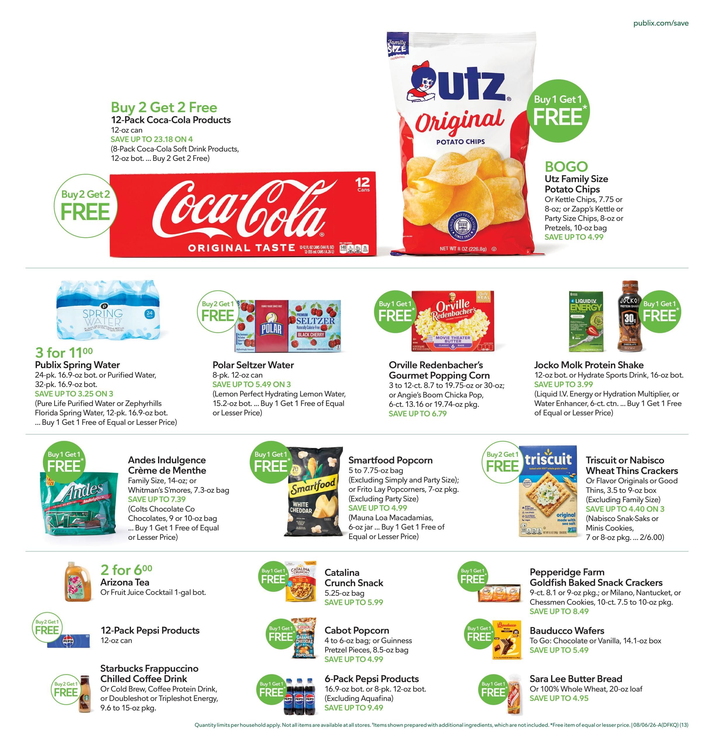 Publix (Tuscaloosa–Dolomite Area, AL) Weekly Ad August 5 - 11, 2026