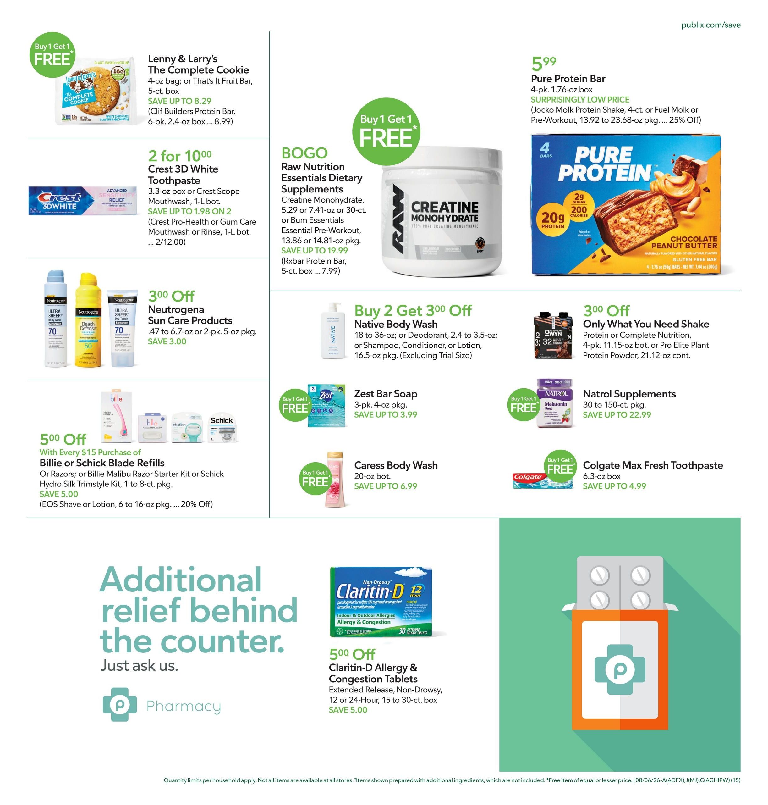 Publix (Tuscaloosa–Dolomite Area, AL) Weekly Ad August 5 - 11, 2026