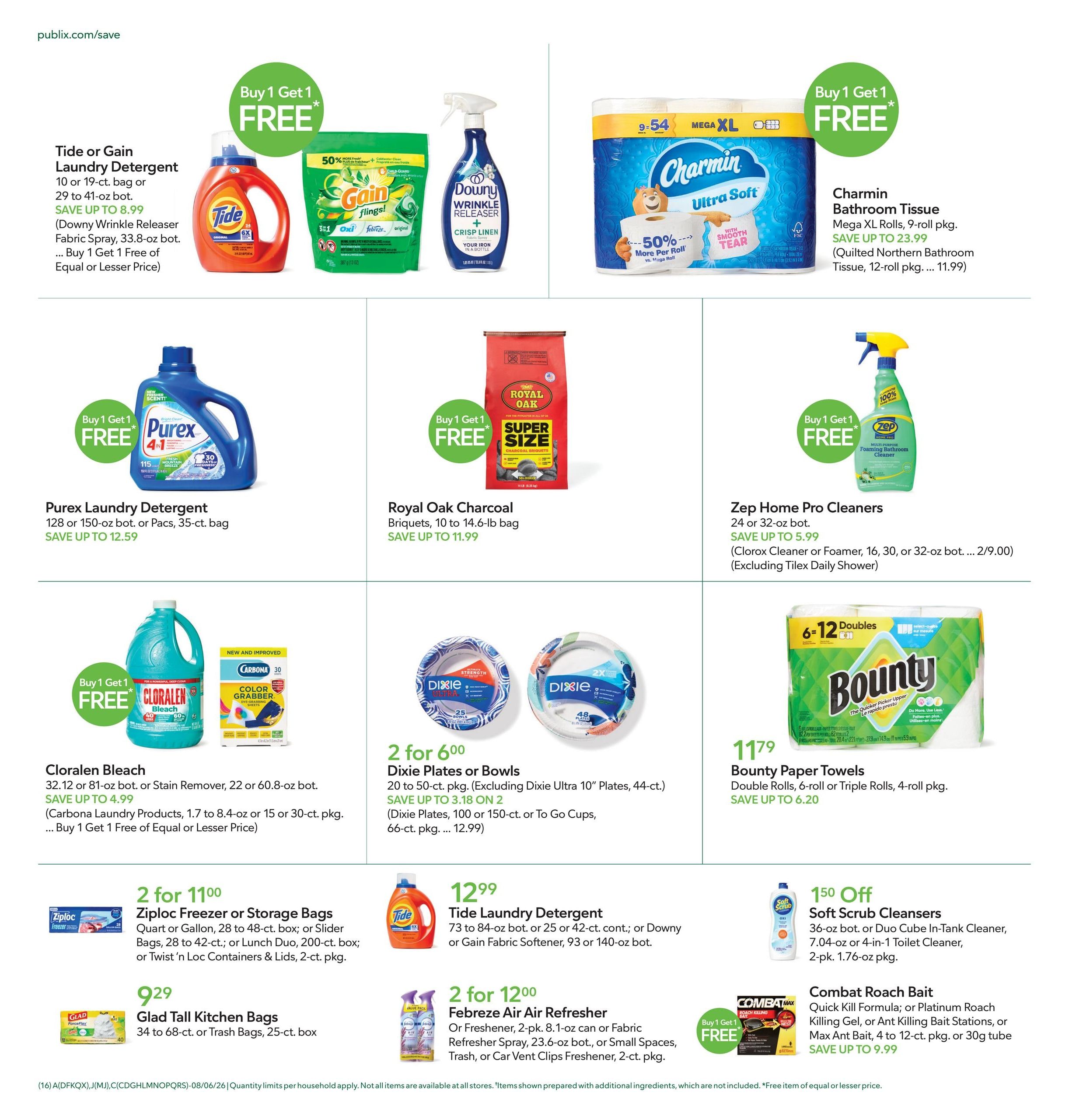 Publix (Tuscaloosa–Dolomite Area, AL) Weekly Ad August 5 - 11, 2026