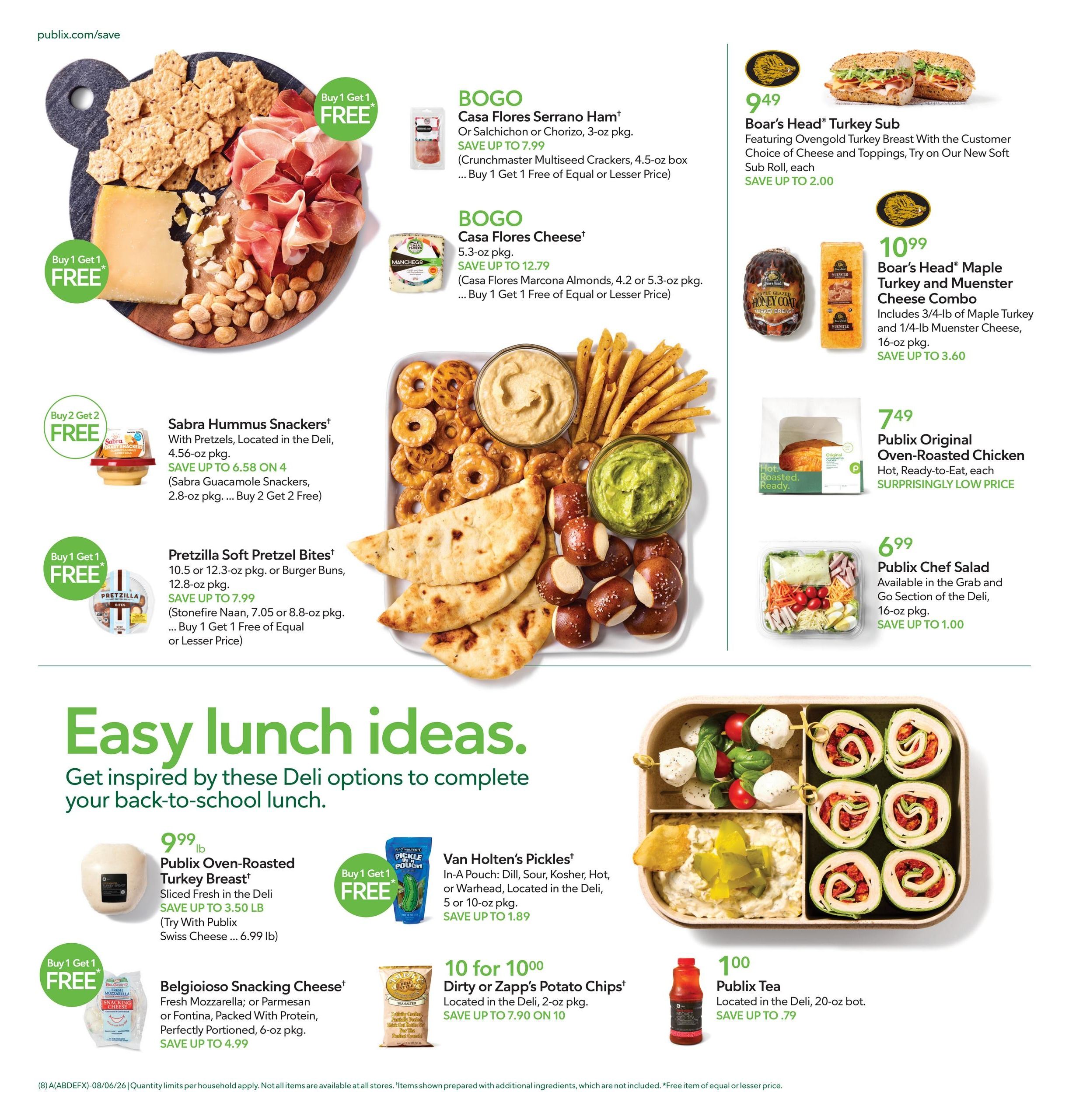 Publix (Tuscaloosa–Dolomite Area, AL) Weekly Ad August 5 - 11, 2026