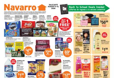 Navarro Discount Pharmacy (Orlando–Tampa Area, FL) Weekly Ad August 5 - 12, 2026