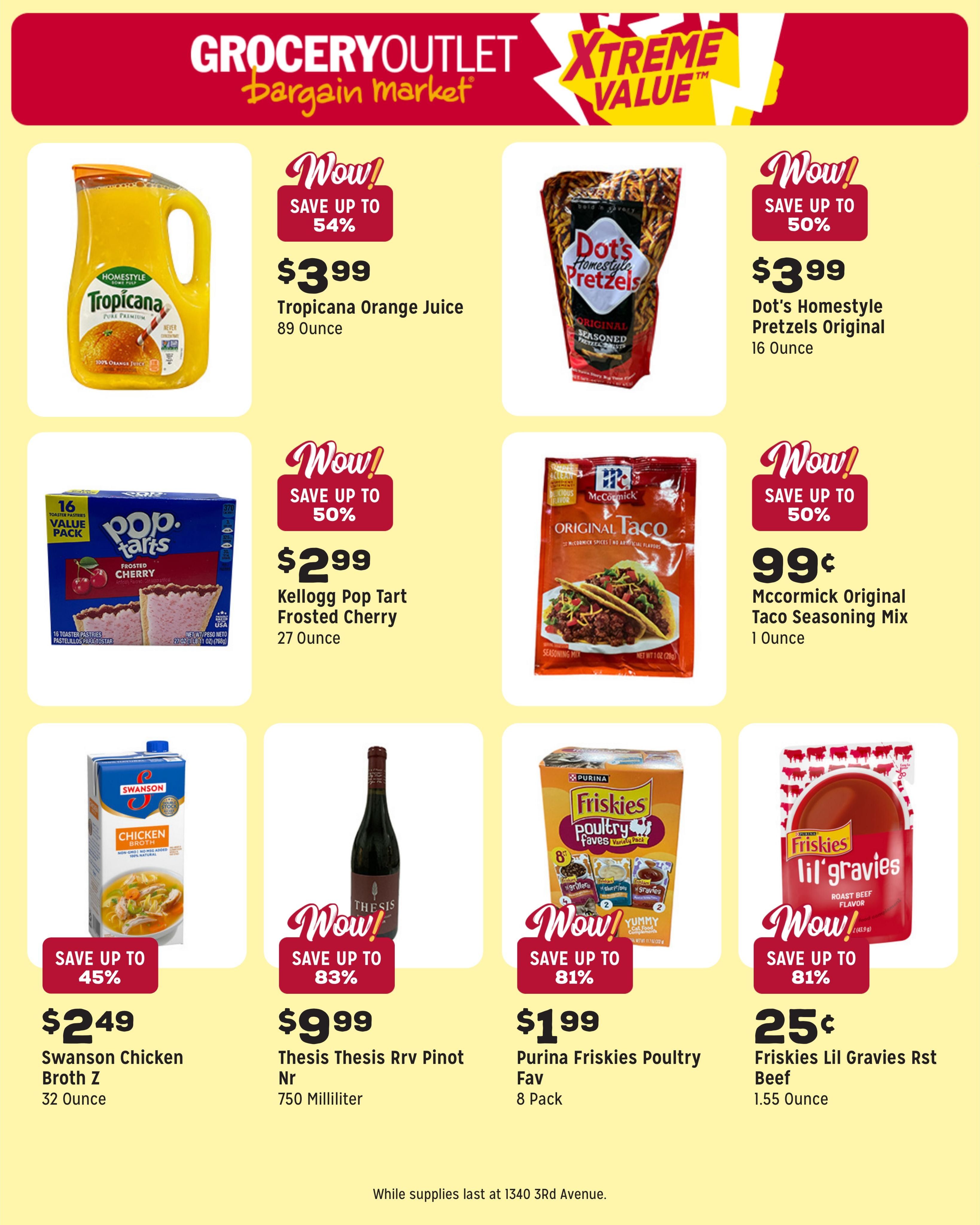 Grocery Outlet (Chula Vista Area, CA) Weekly Ad August 5 - 11, 2026