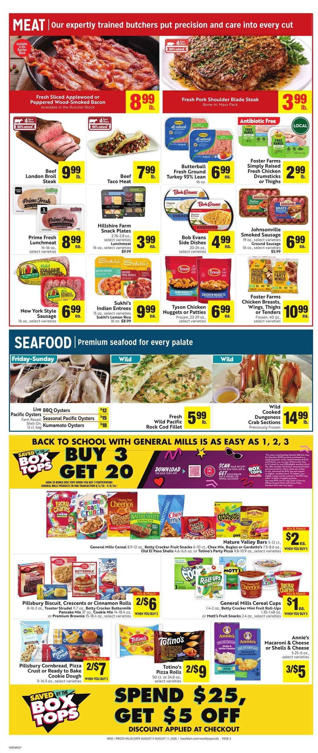 Save Mart (Antioch Area, CA) Weekly Ad August 5 - 11, 2026