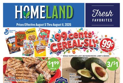 Homeland Stores (Haskell, OK) Weekly Ad August 5 - 11, 2026
