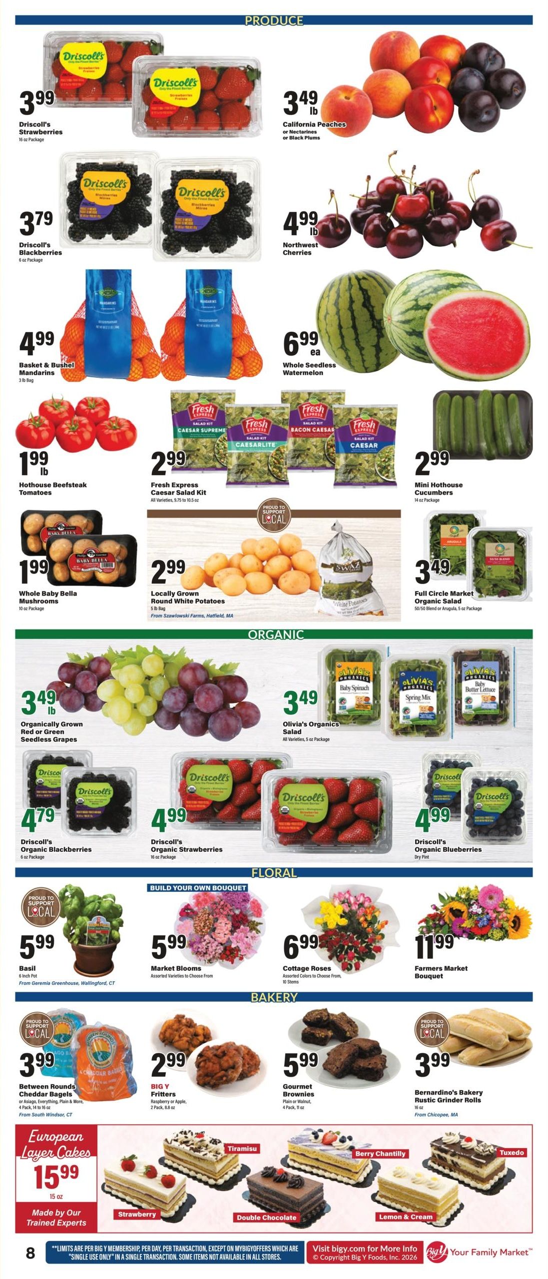 Big Y (Bridgeport–Middlefield Area, CT–NY) Weekly Ad August 6 - 12, 2026