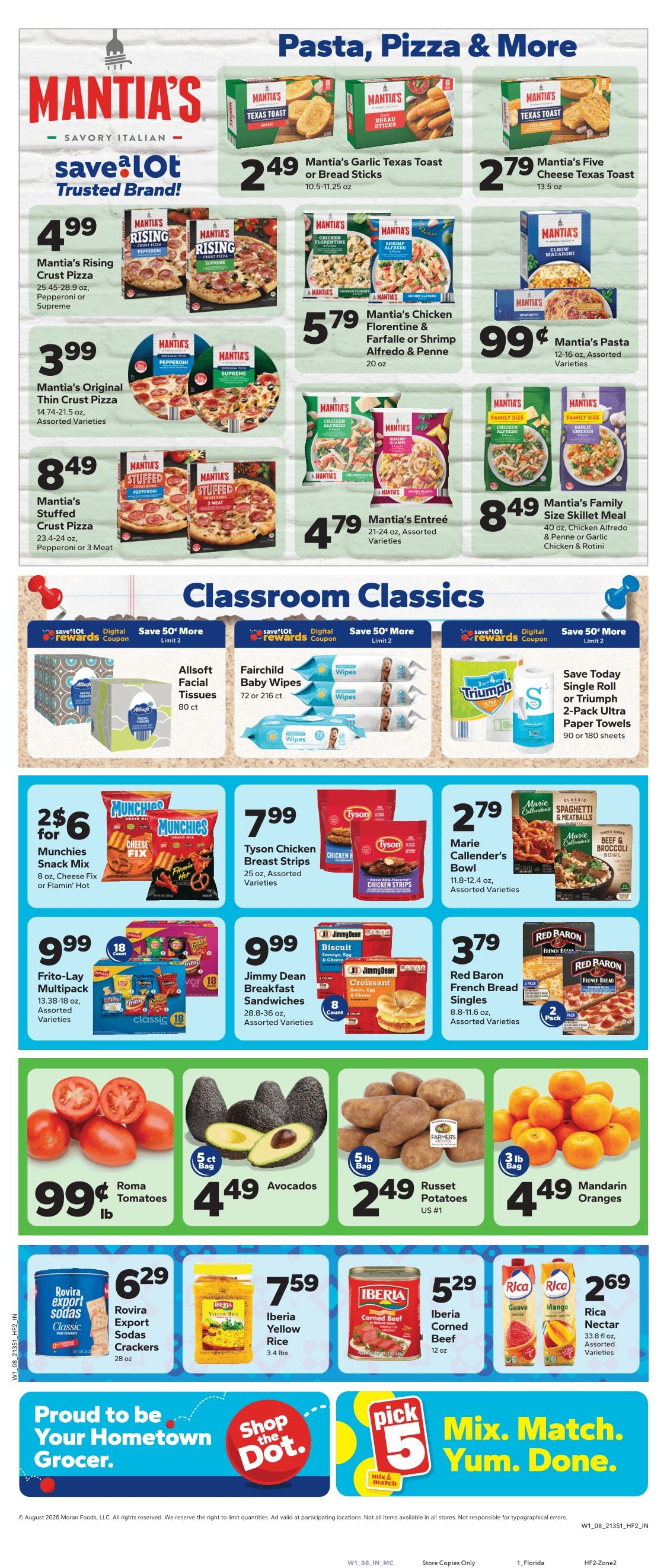 Save a Lot Food Stores (Ft Myers, FL) Weekly Ad August 5 - 11, 2026