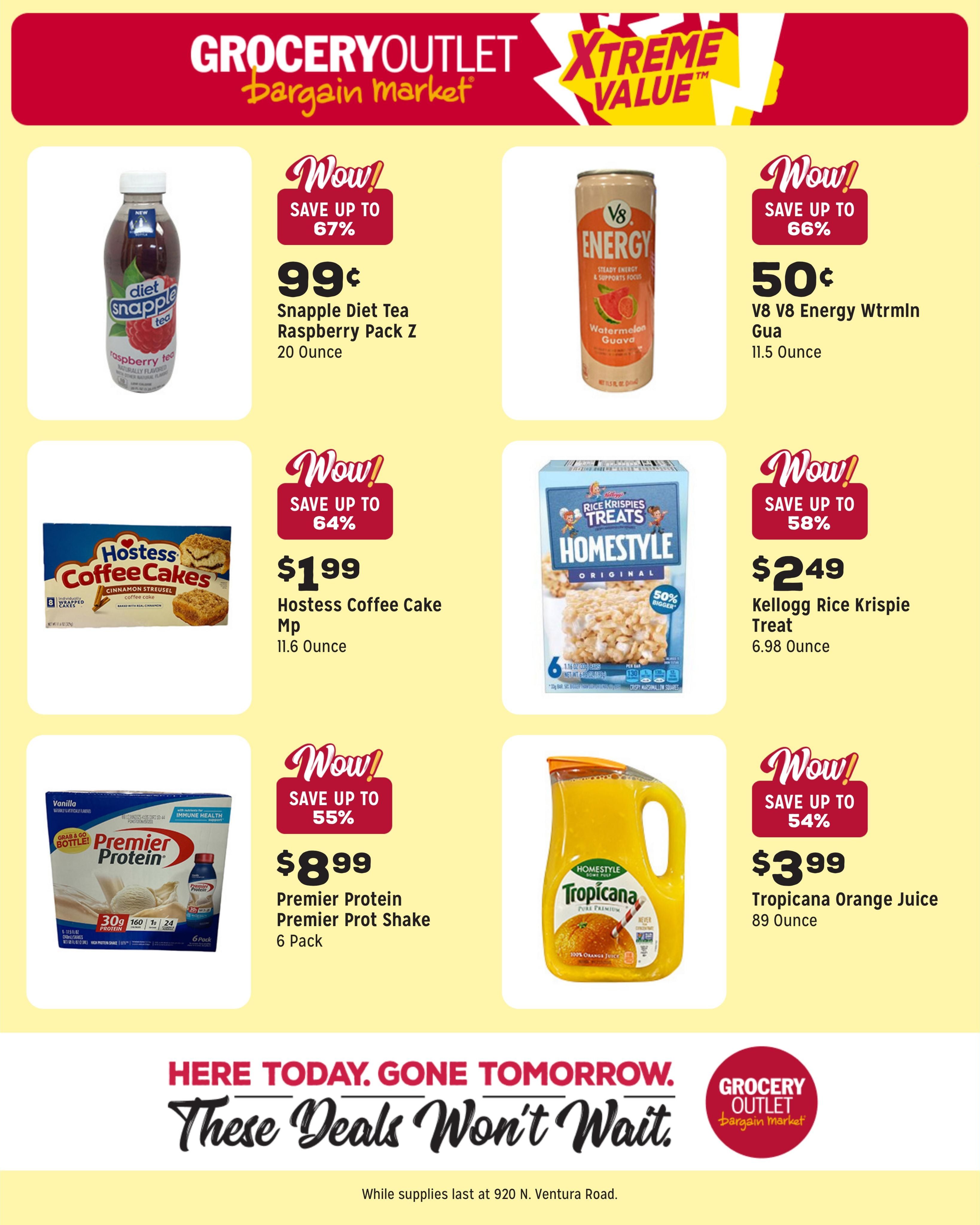 Grocery Outlet (Oxnard Area, CA) Weekly Ad August 5 - 11, 2026