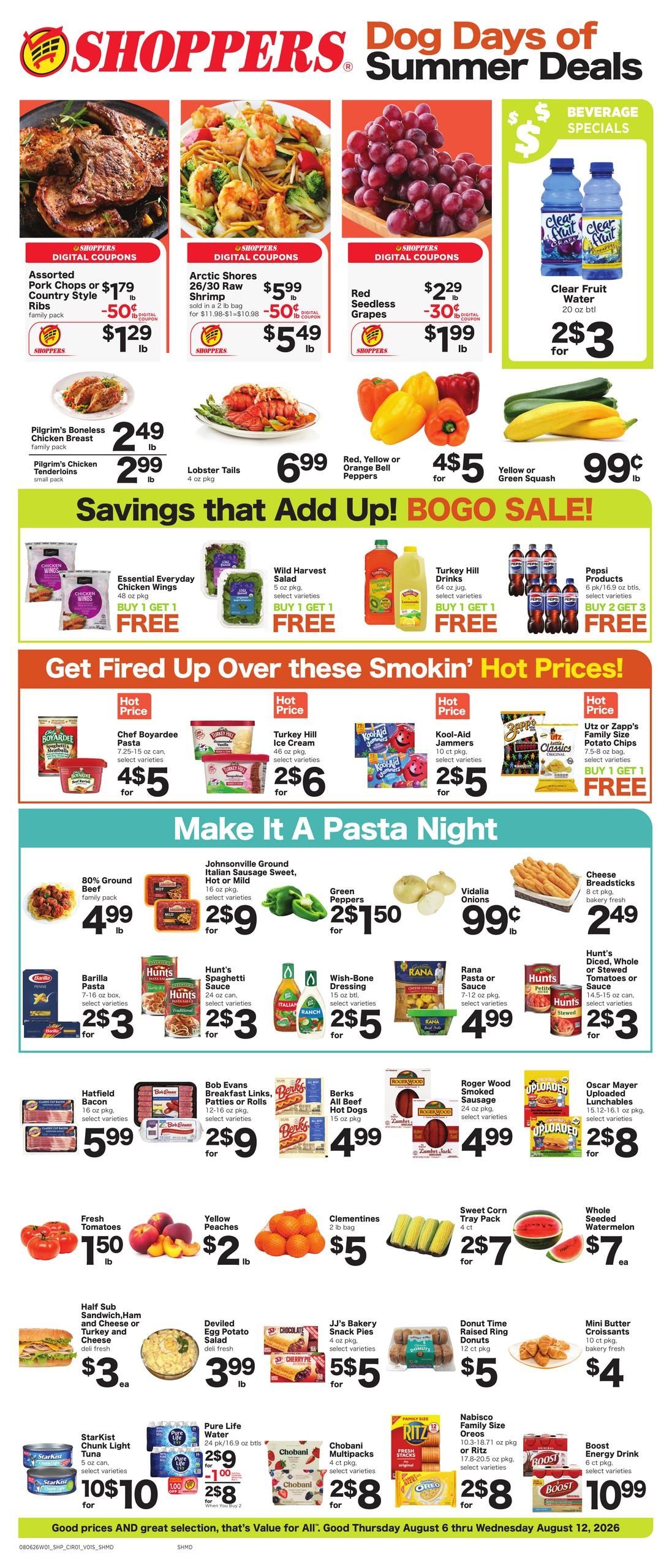 Shoppers (Washington–Millersville Area, DC–MD) Weekly Savings Weekly Ad August 6 - 12, 2026
