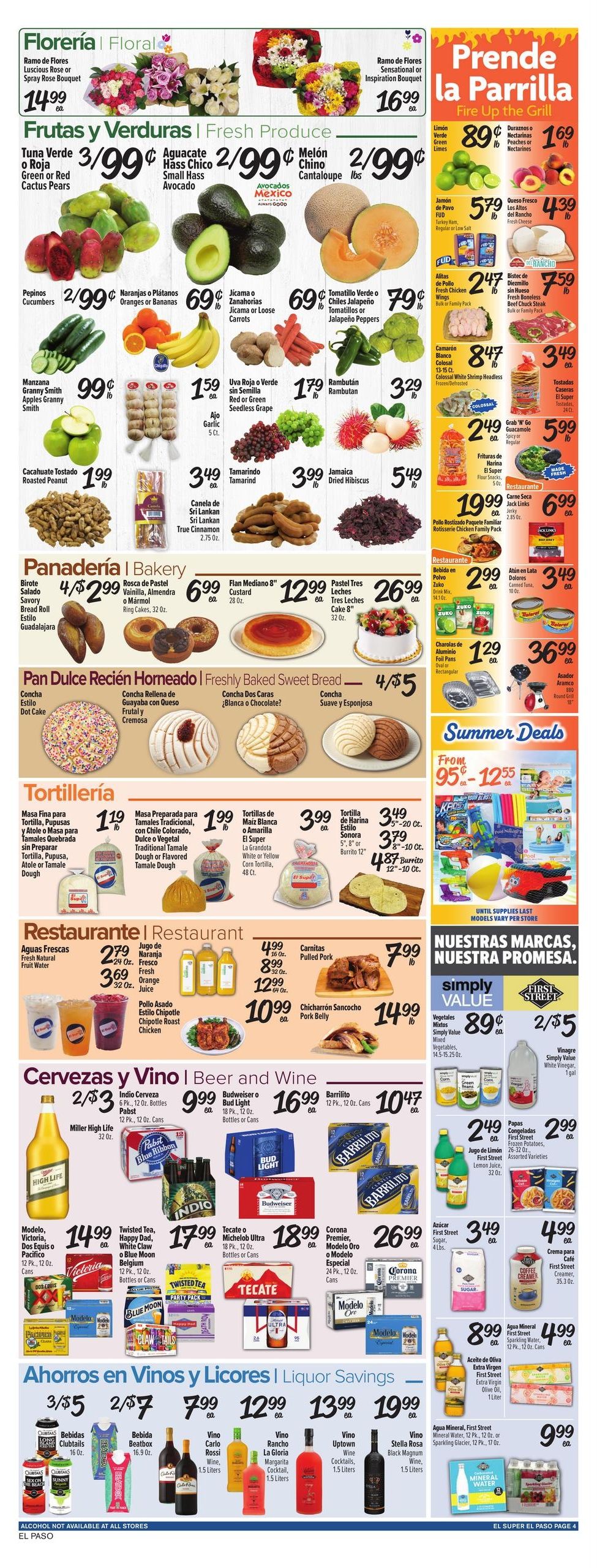 El Super (El Paso Area, TX) Weekly Ad August 5 - 11, 2026