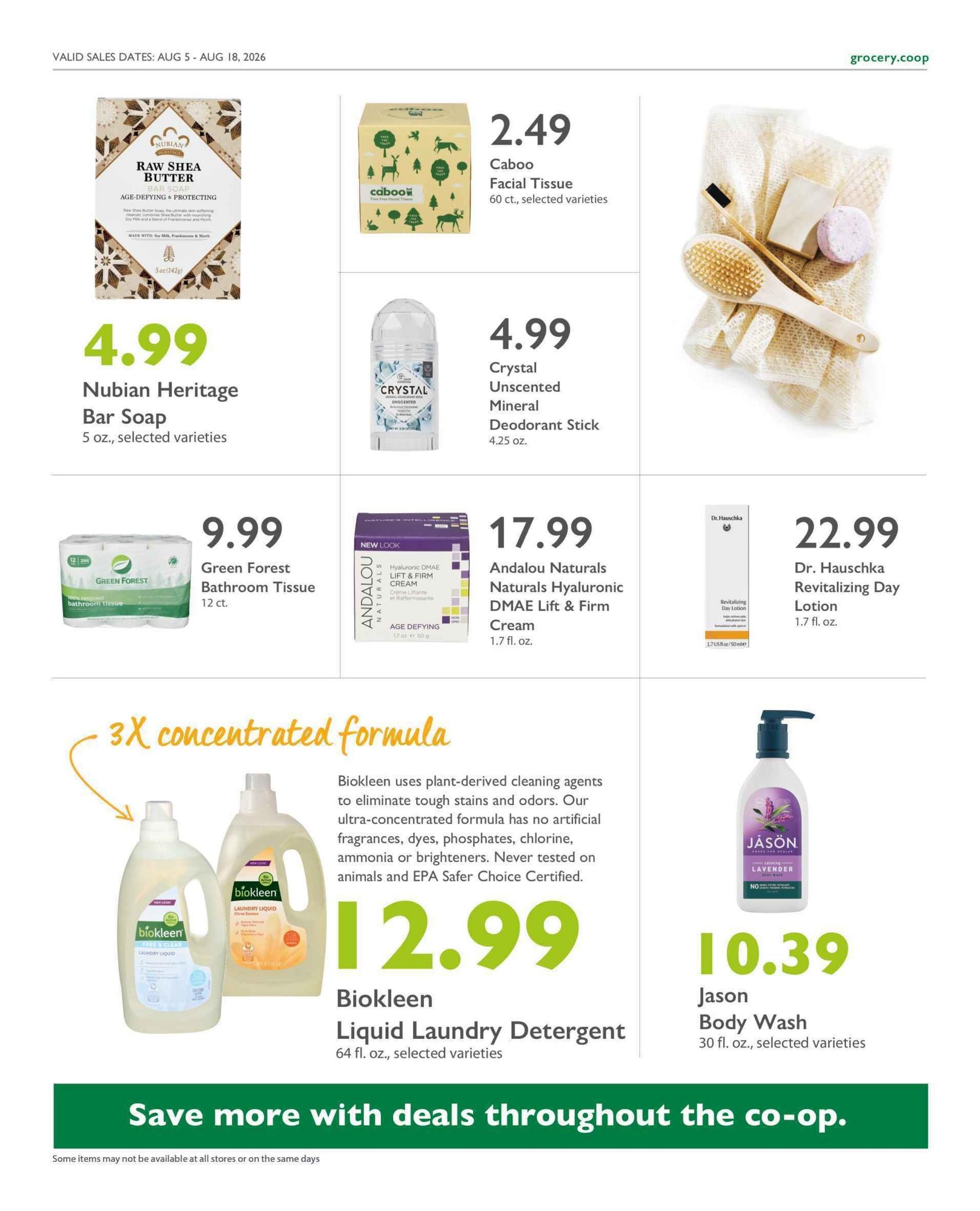 TPSS Co-op Weekly Ad August 5 - 18, 2026