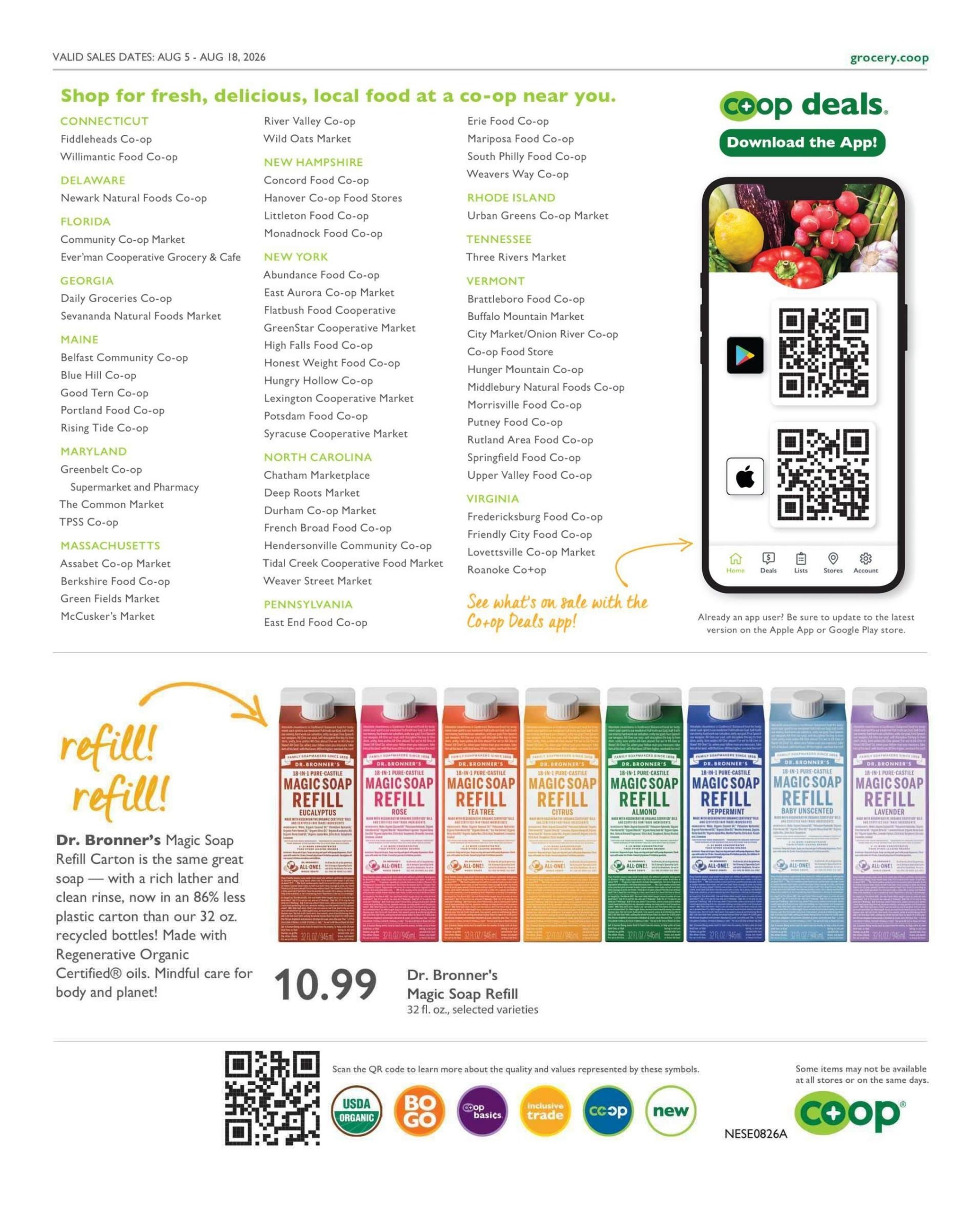 TPSS Co-op Weekly Ad August 5 - 18, 2026