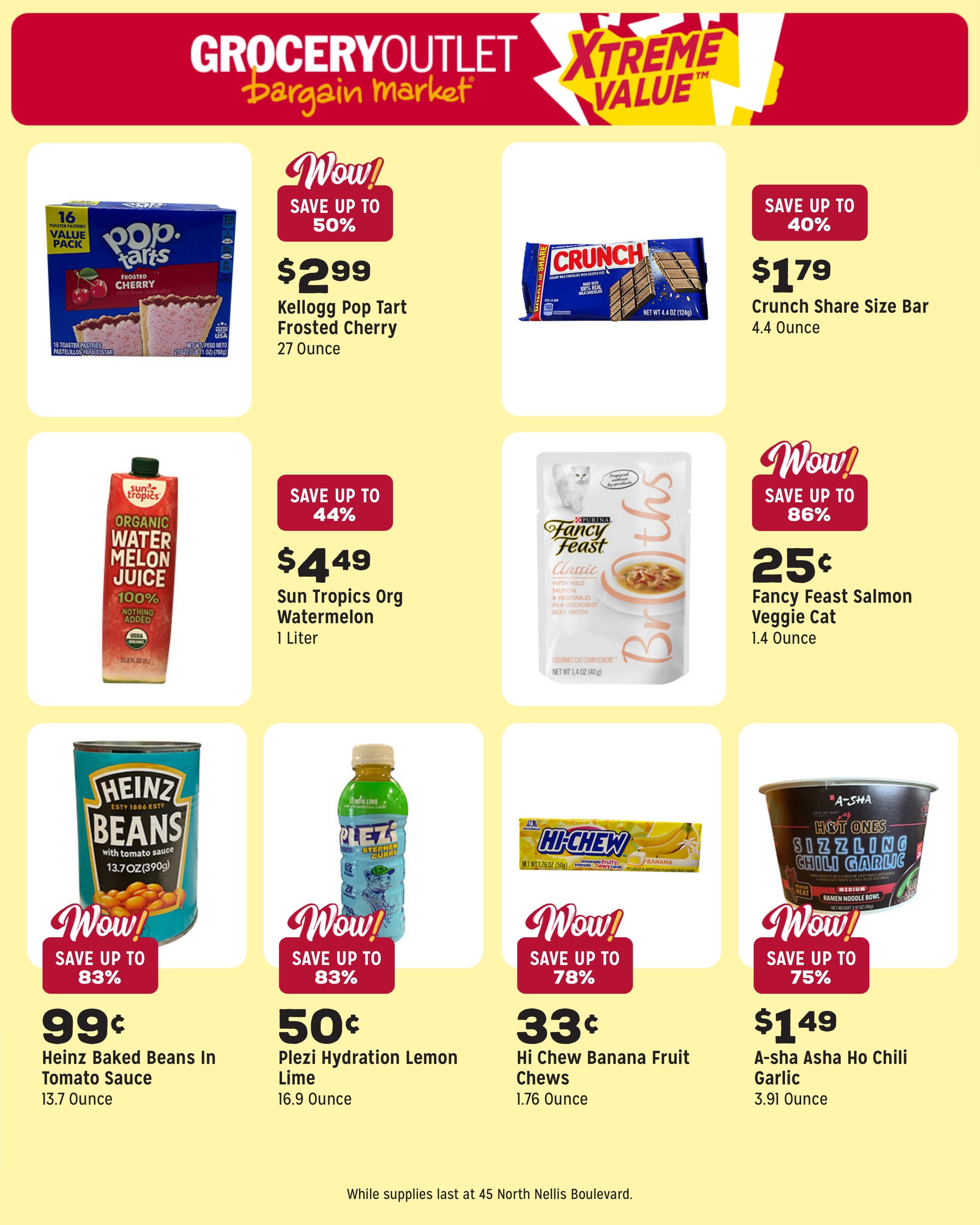 Grocery Outlet Weekly Ad August 5 - 11, 2026
