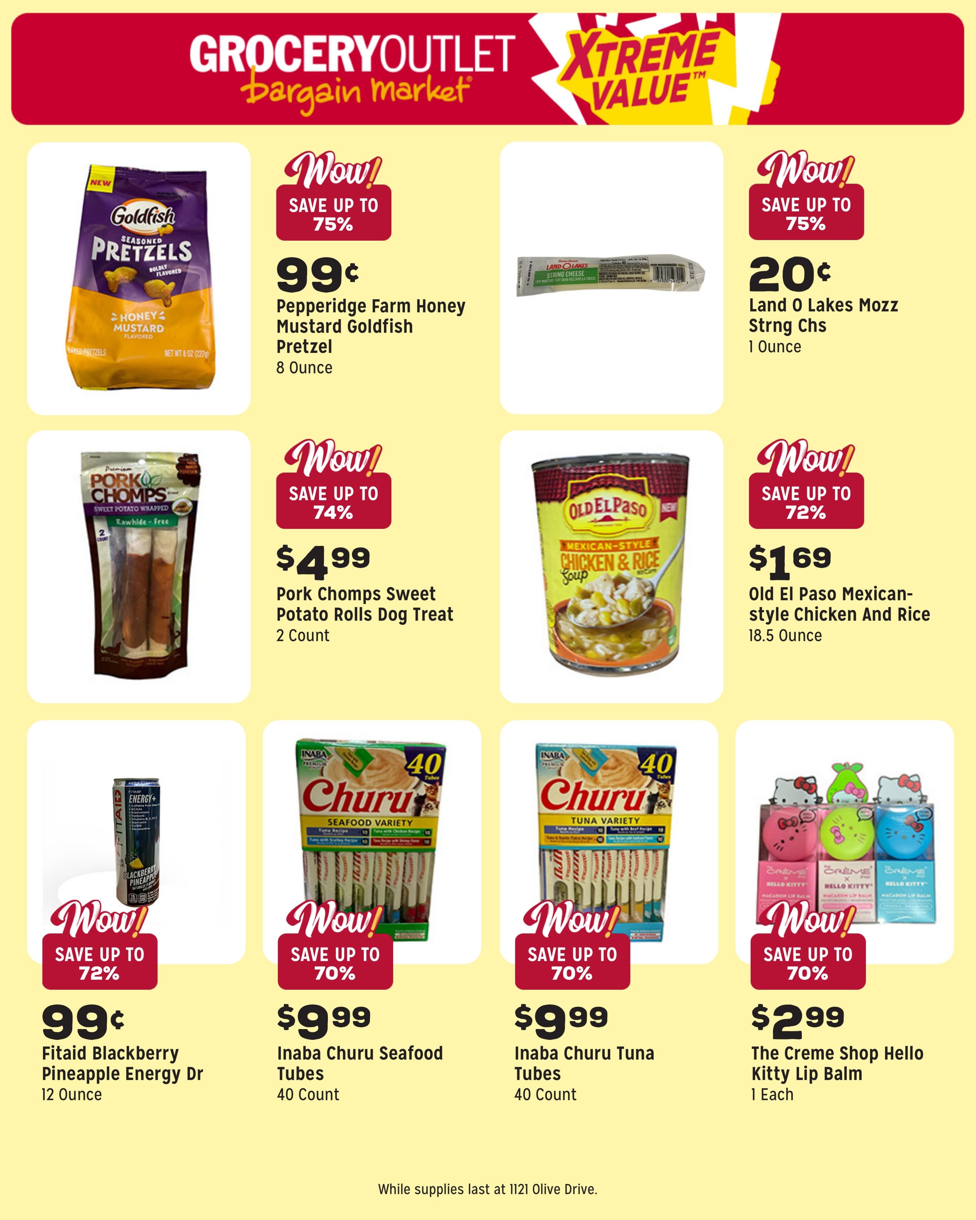 Grocery Outlet (Bakersfield Area, CA) Weekly Ad August 5 - 11, 2026