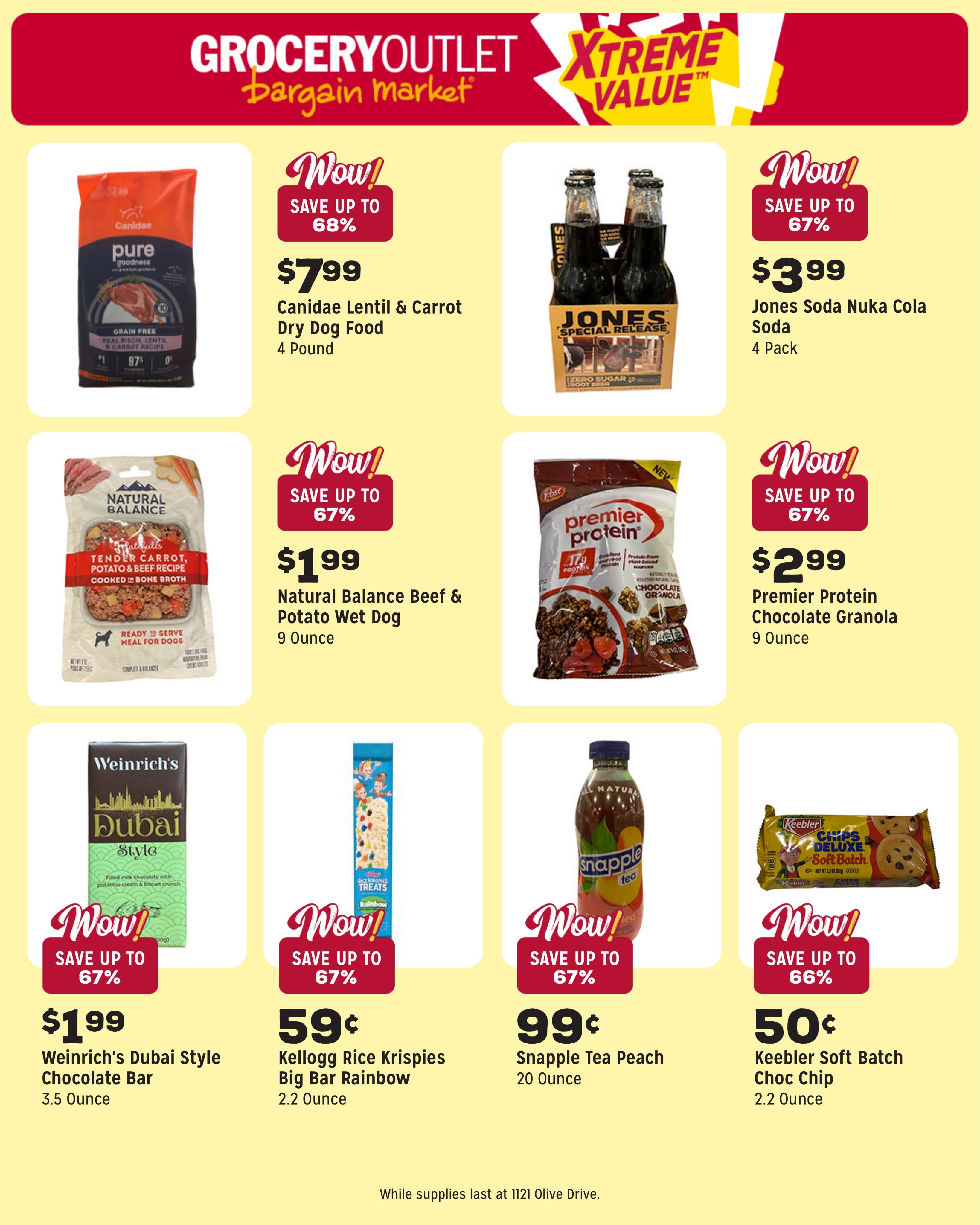 Grocery Outlet (Bakersfield Area, CA) Weekly Ad August 5 - 11, 2026