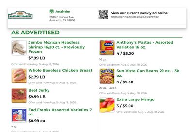 Northgate Market Weekly Ad August 5 - 18, 2026