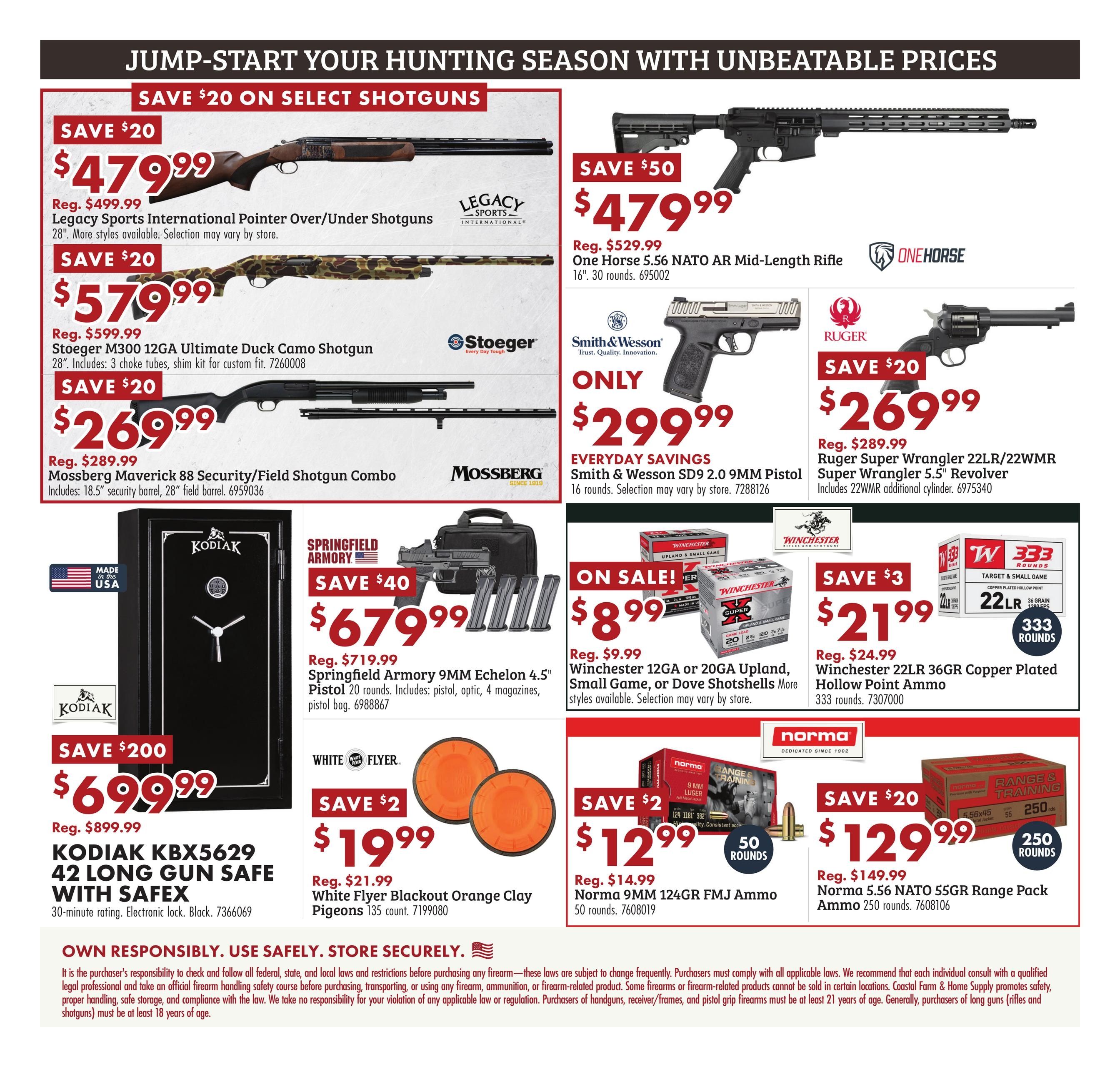 Coastal Farm (CA, OR, WA) Summer Harvest Savings Weekly Ad August 5 - 25, 2026