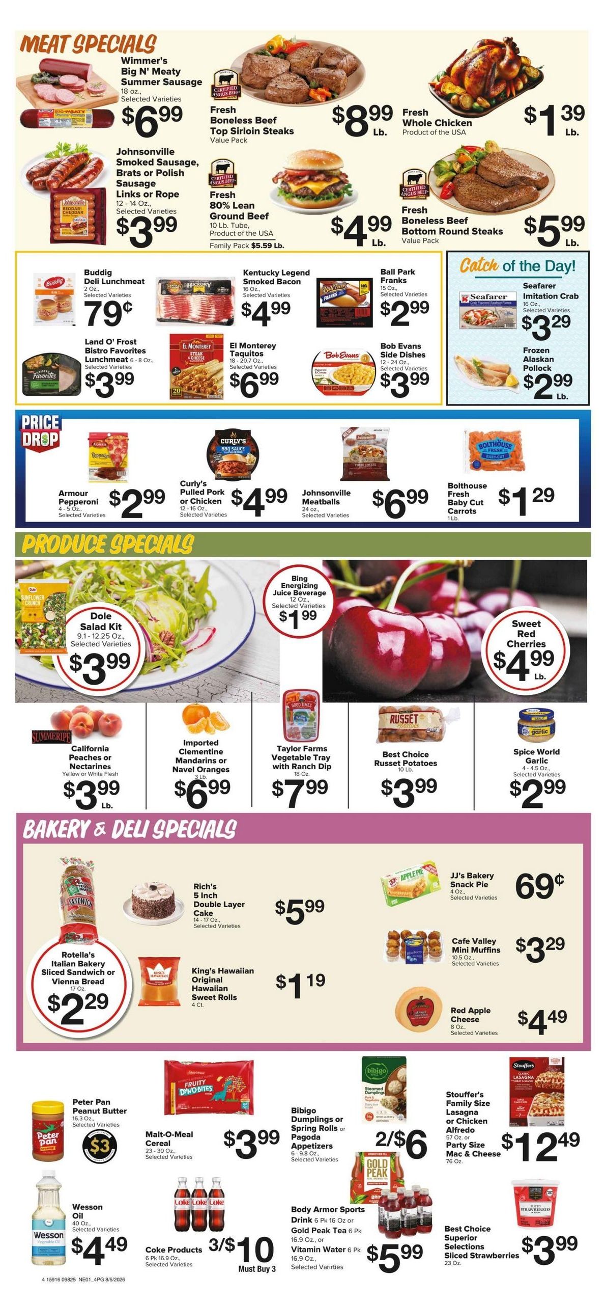 Timmons Market Weekly Ad August 5 - 11, 2026