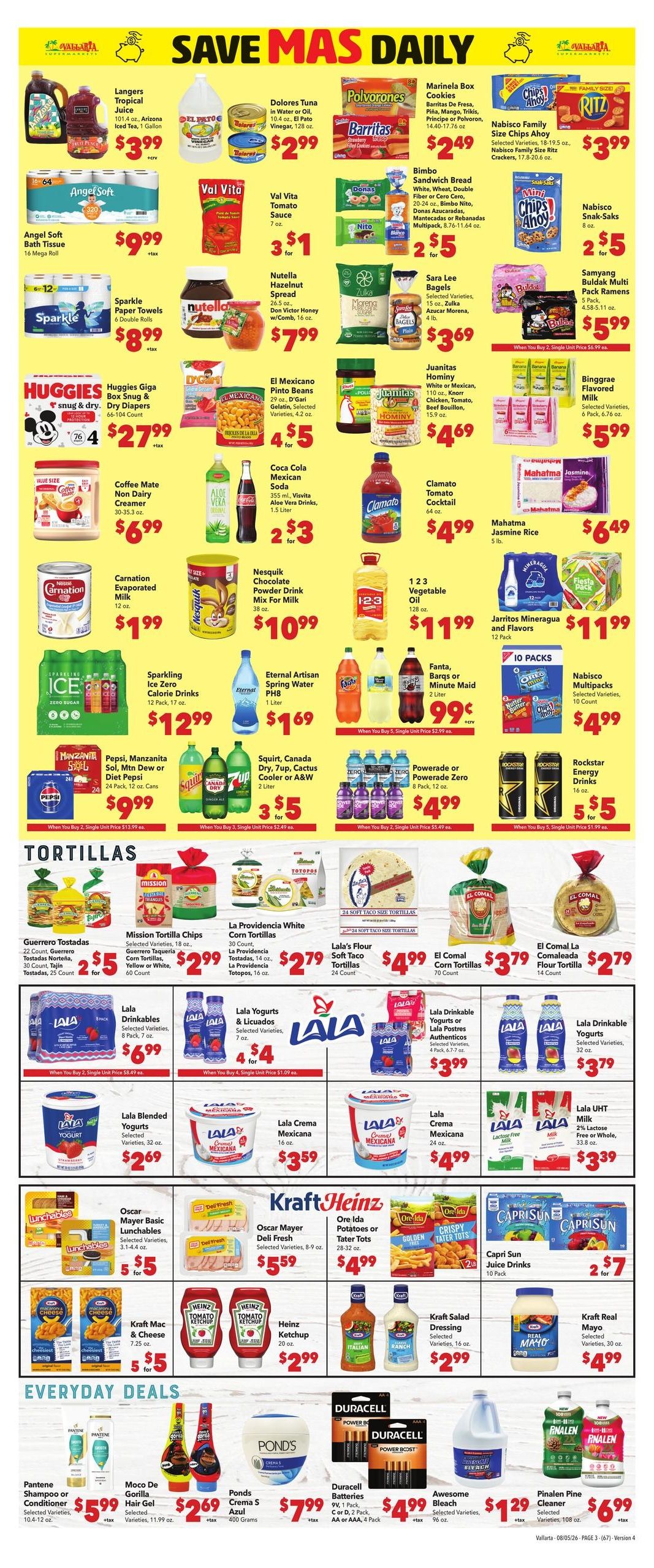 Vallarta Supermarkets (Avondale–Phoenix Area, AZ) Grocery Savings Weekly Ad August 5 - 11, 2026