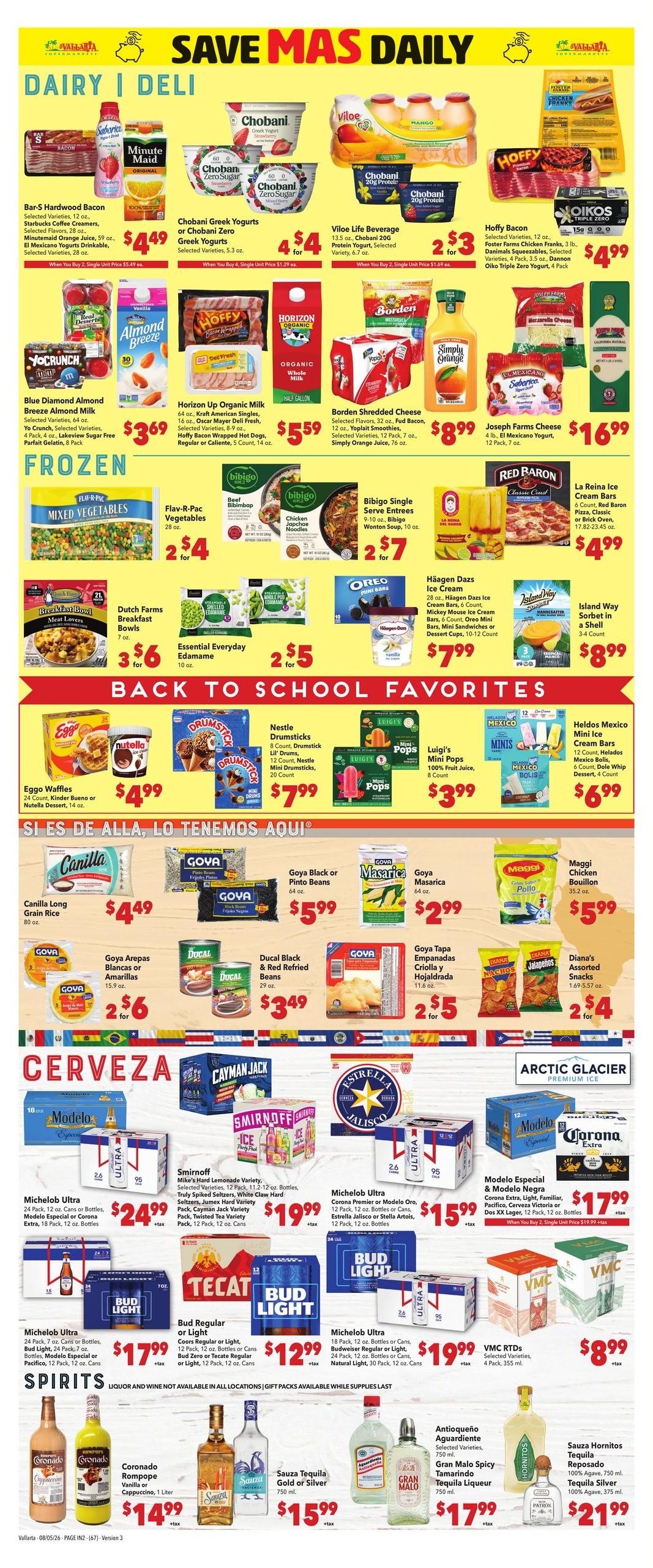 Vallarta Supermarkets (Avondale–Phoenix Area, AZ) Grocery Savings Weekly Ad August 5 - 11, 2026
