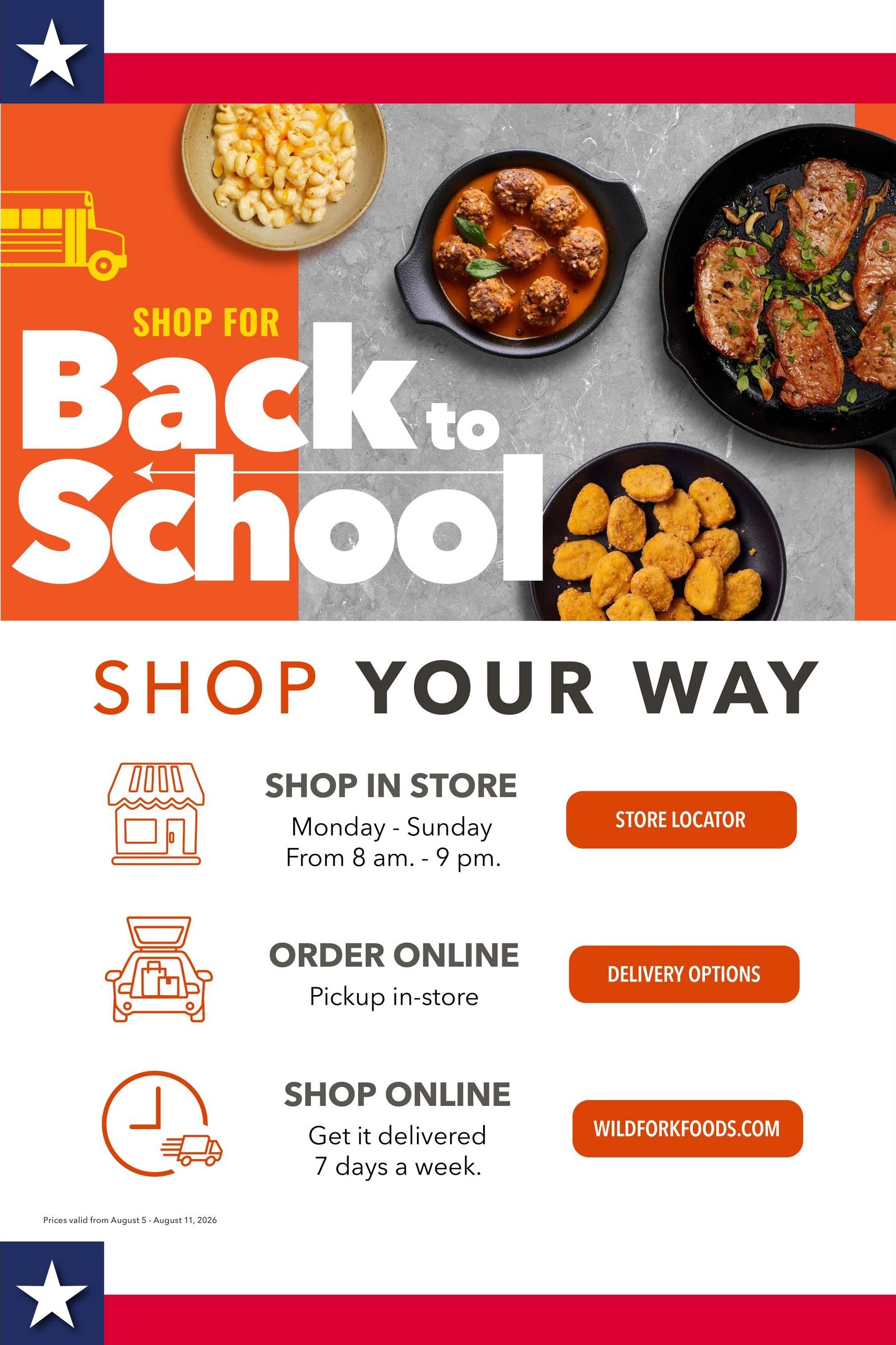 Wild Fork (TX) Weekly Ad August 5 - 11, 2026