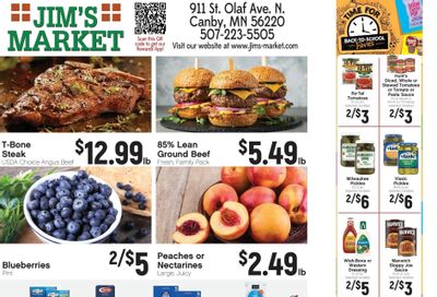 Jim's Market Weekly Ad August 3 - 9, 2026