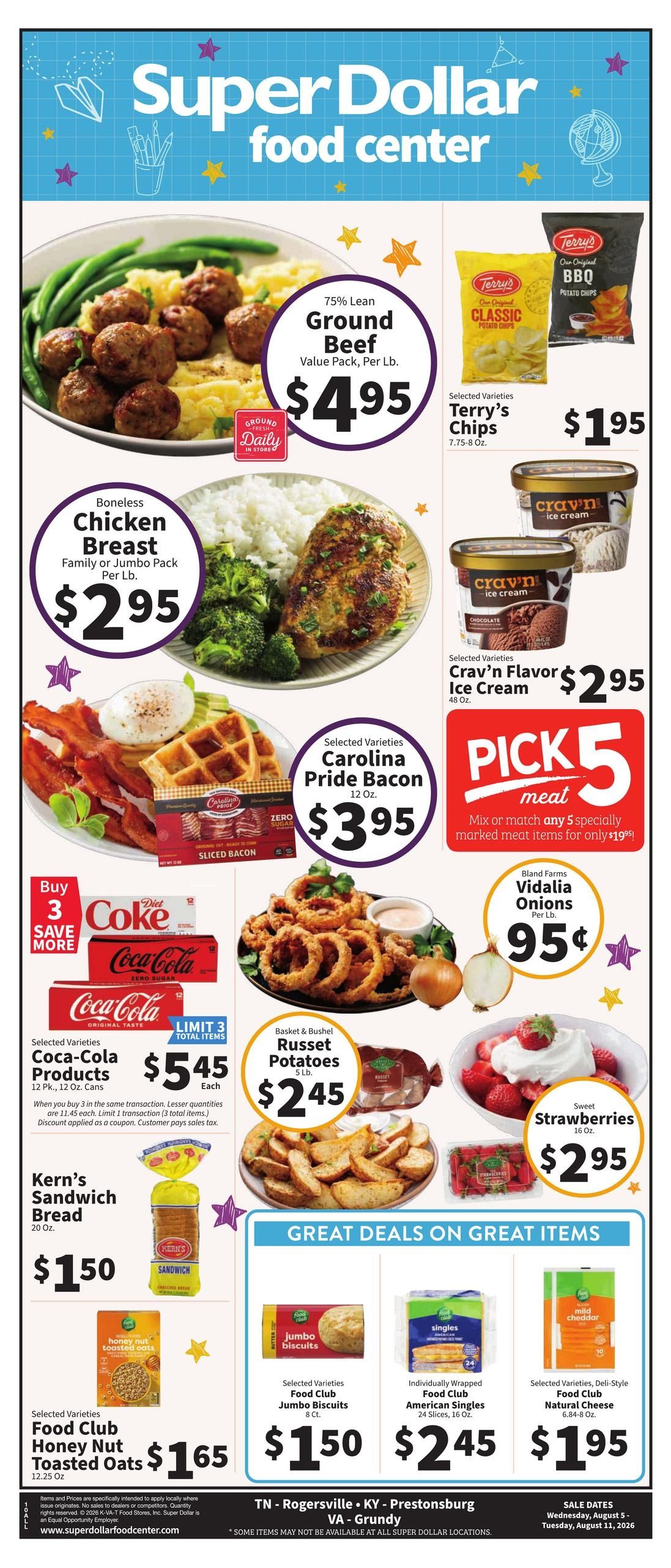 Super Dollar Weekly Ad August 5 - 11, 2026