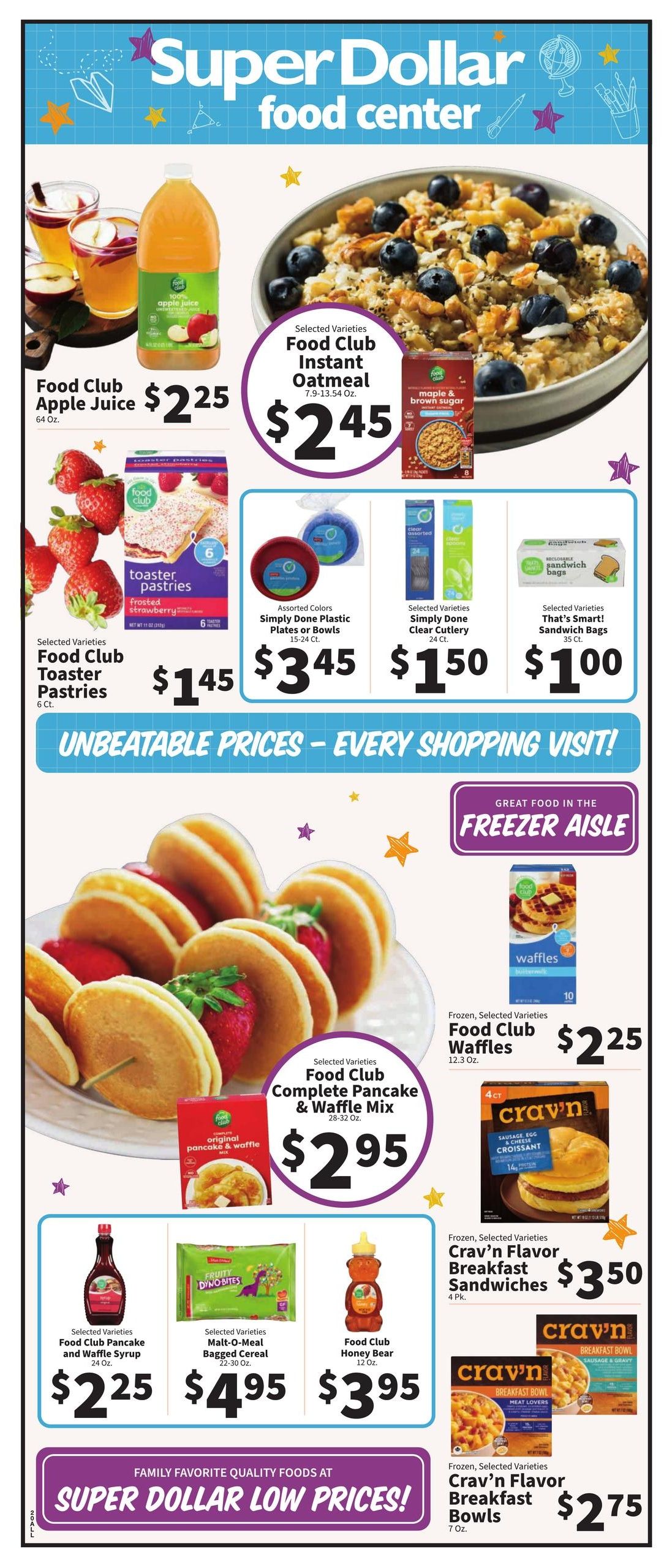 Super Dollar Weekly Ad August 5 - 11, 2026