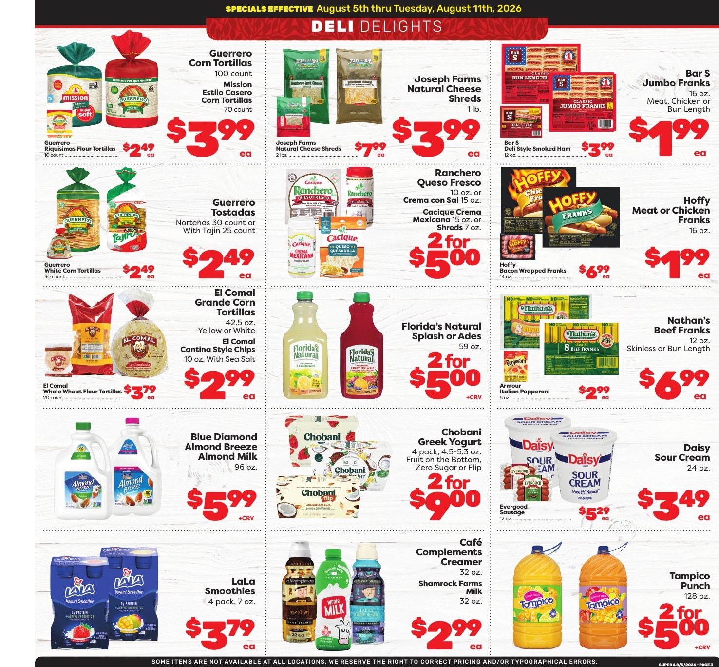 Super A Foods Weekly Ad August 5 - 11, 2026