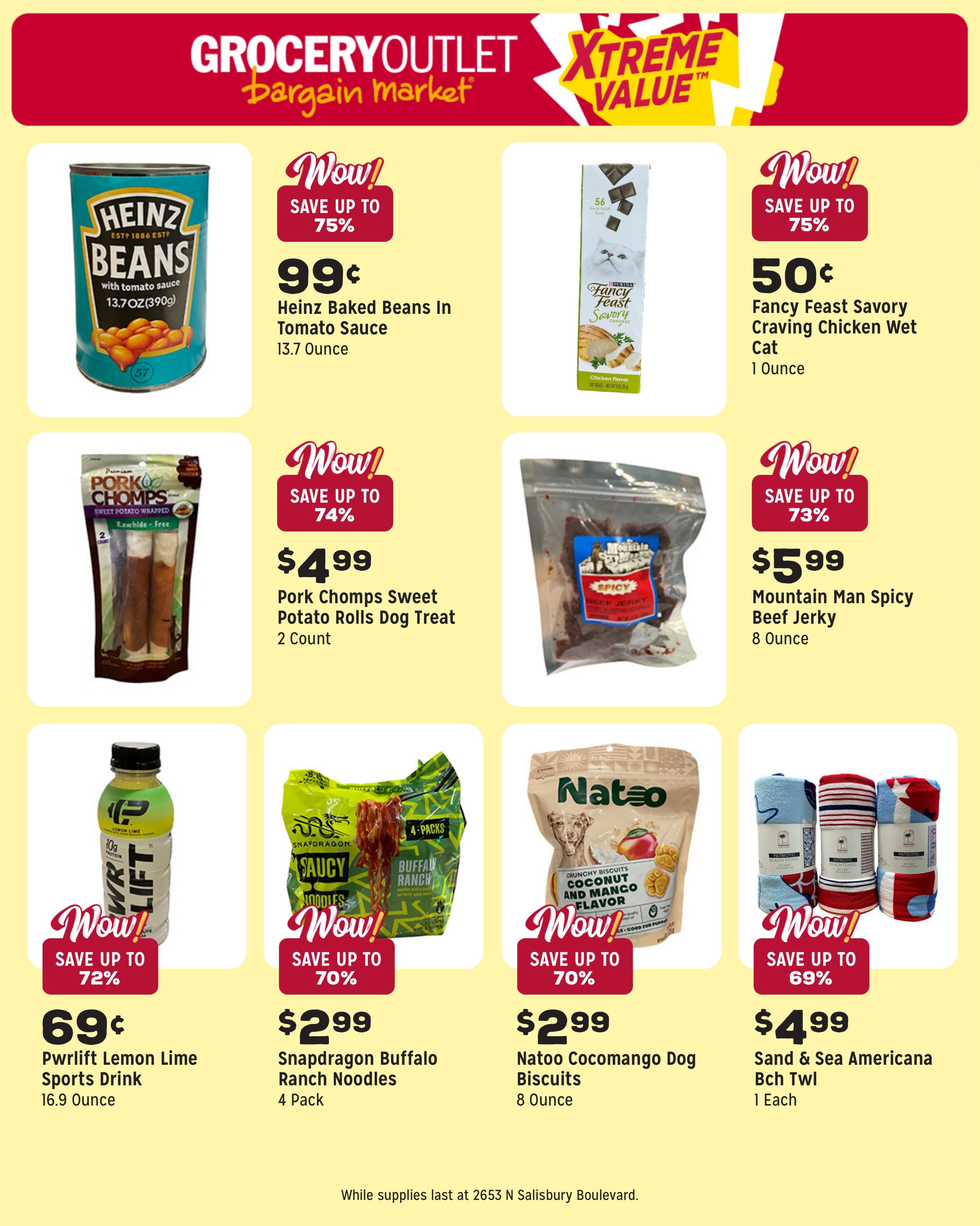 Grocery Outlet (Salisbury Area, MD) Weekly Ad August 5 - 11, 2026