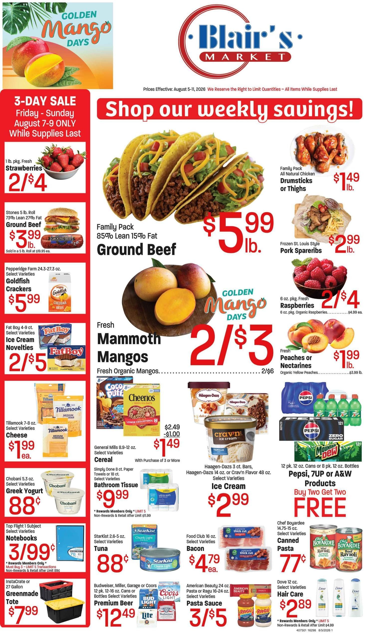 Blair's Market Weekly Ad August 5 - 11, 2026