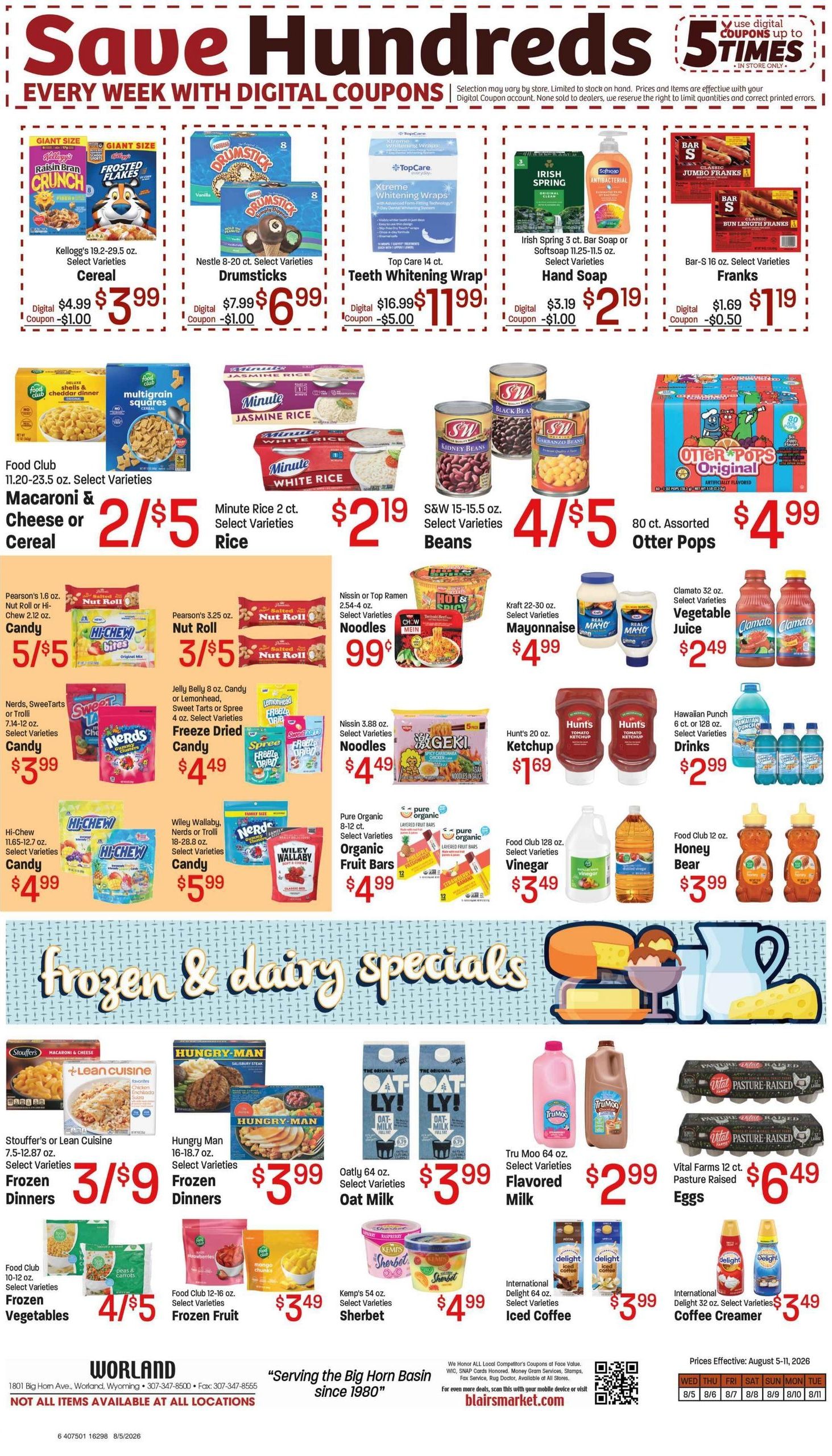 Blair's Market Weekly Ad August 5 - 11, 2026