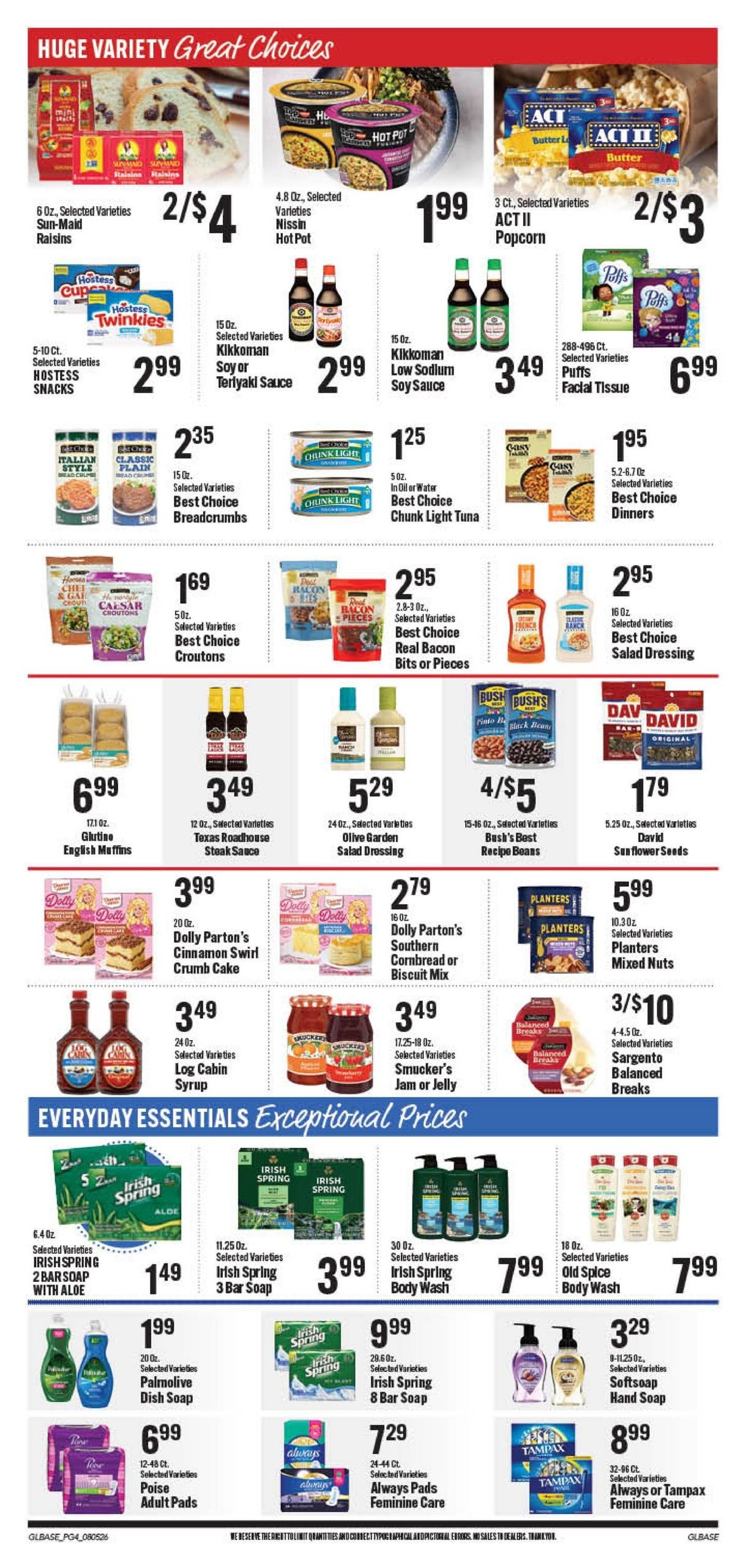 Gary's Foods Weekly Ad August 5 - 11, 2026