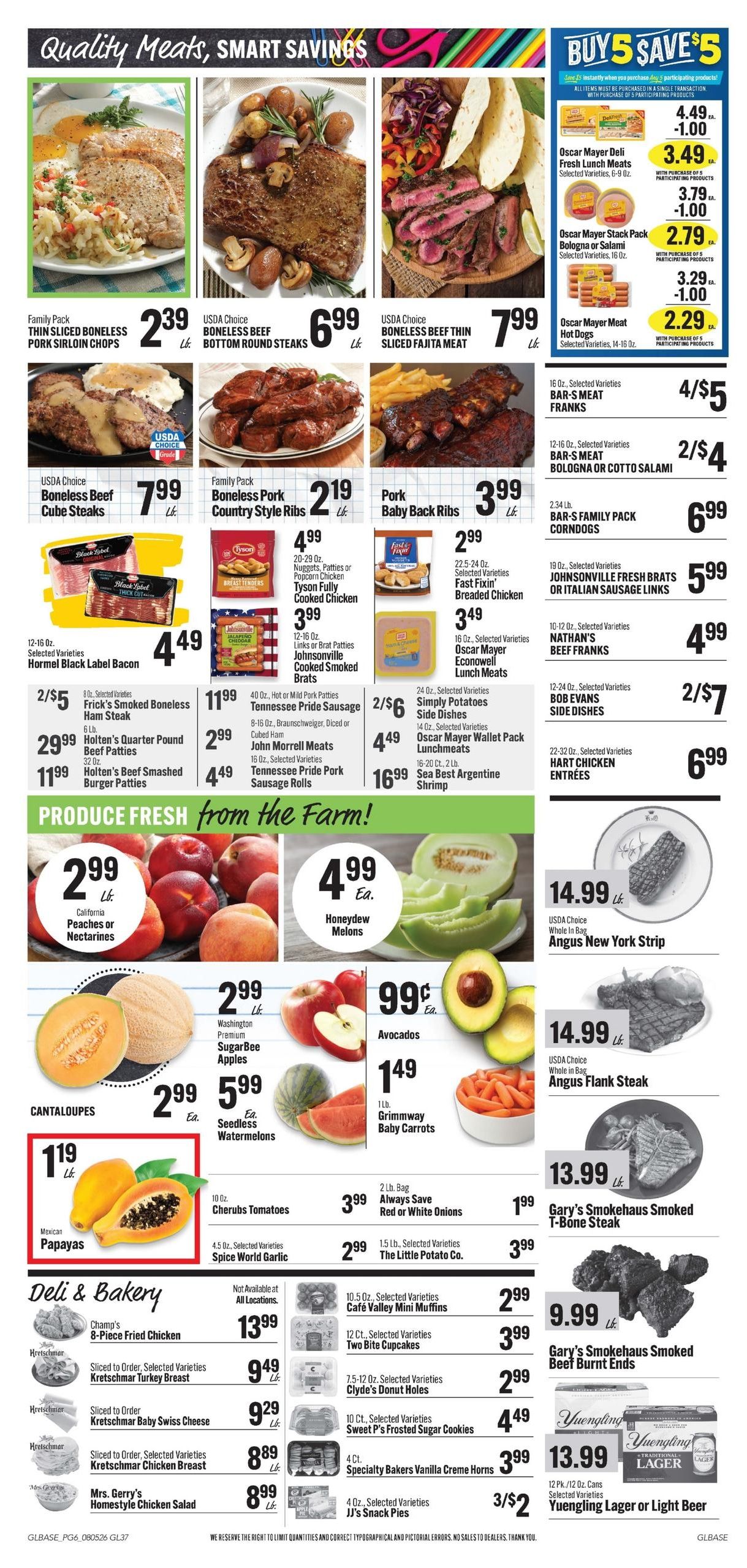 Gary's Foods Weekly Ad August 5 - 11, 2026