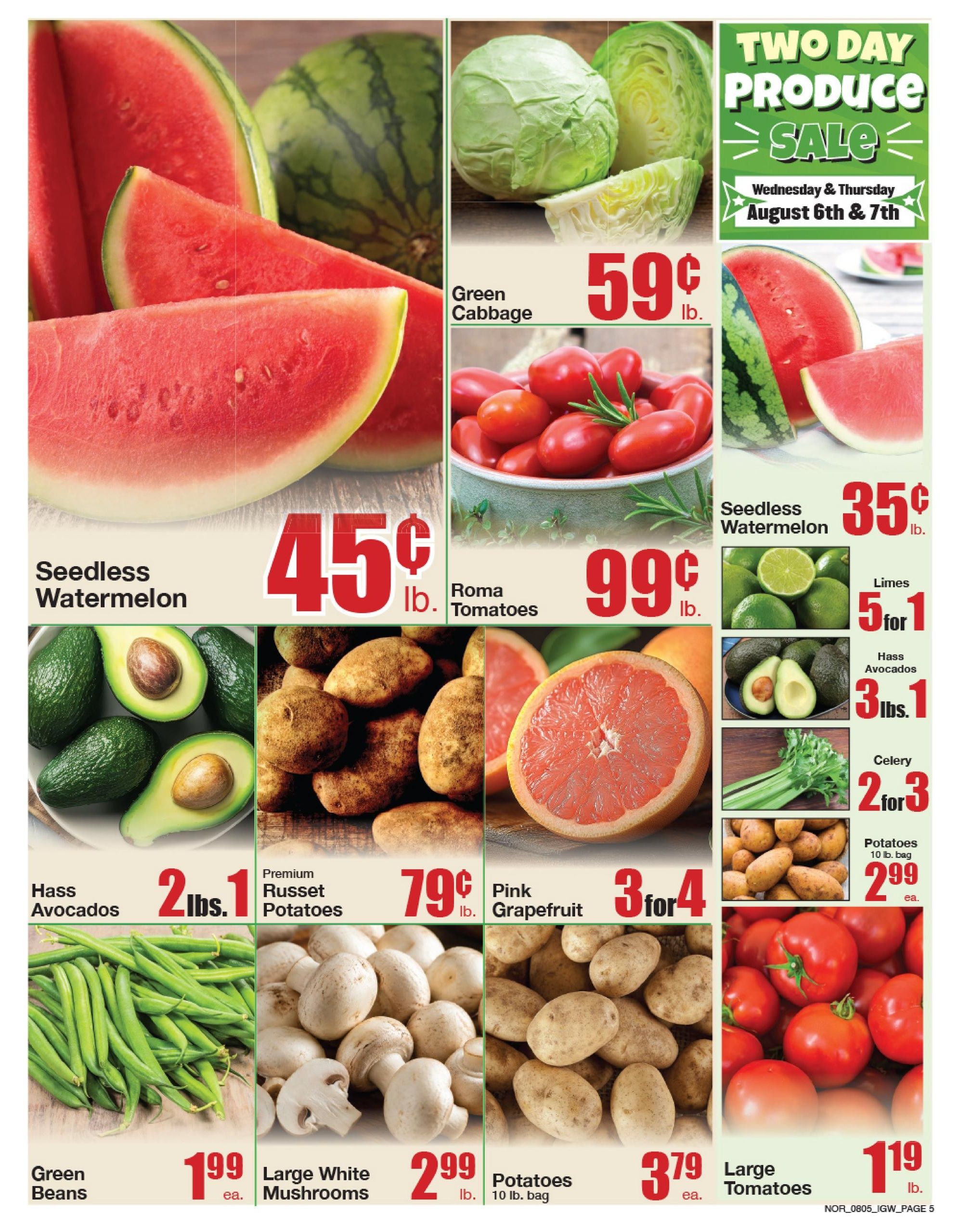 Norm's Hometown Grocery Weekly Ad August 5 - 11, 2026