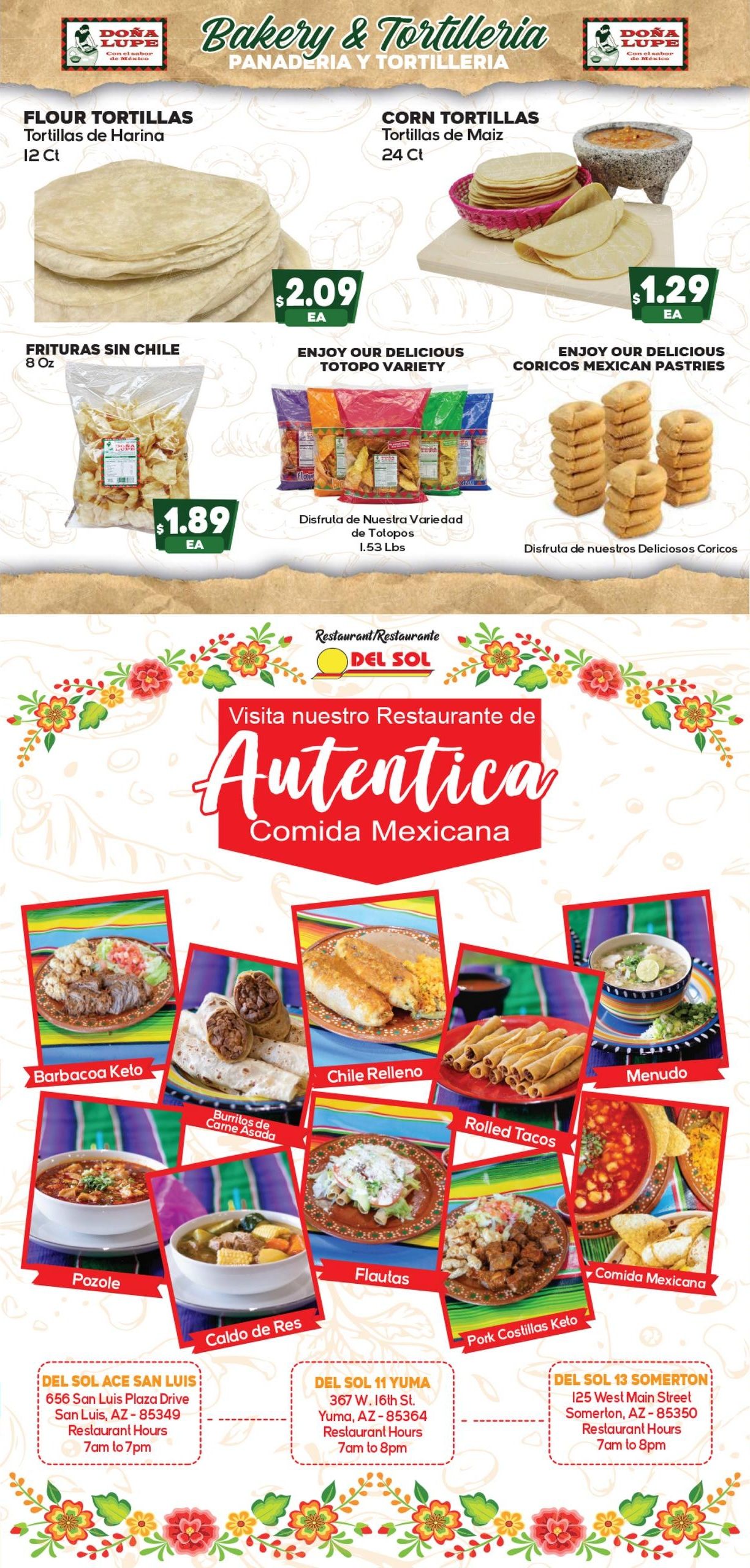 Del Sol IGA (Yuma–Holtville Area, AZ–CA) Weekly Ad August 5 - 11, 2026