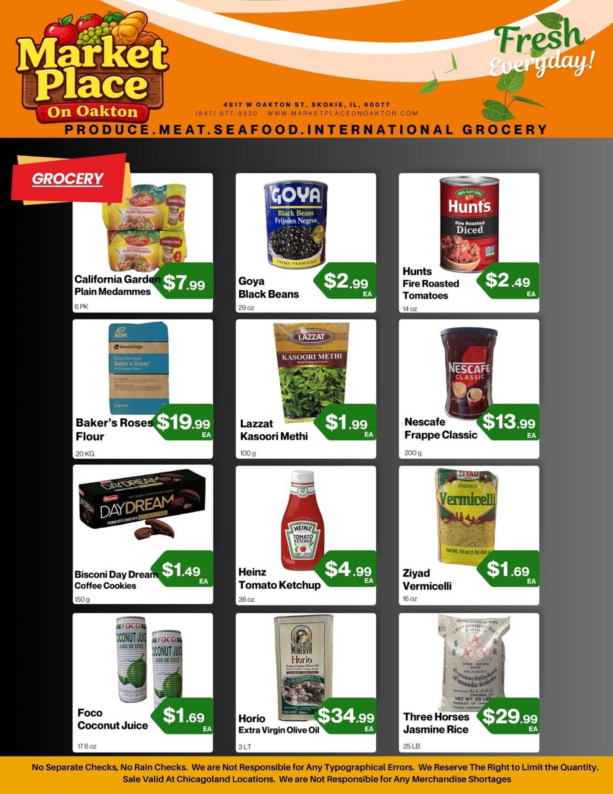 Market Place on Oakton Weekly Ad August 5 - 11, 2026