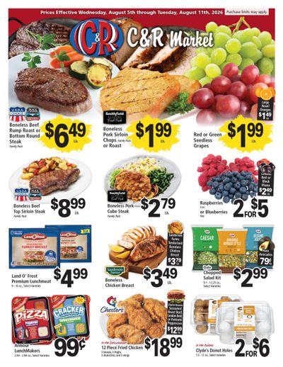 C&R Supermarkets (MO) Weekly Ad August 5 - 11, 2026