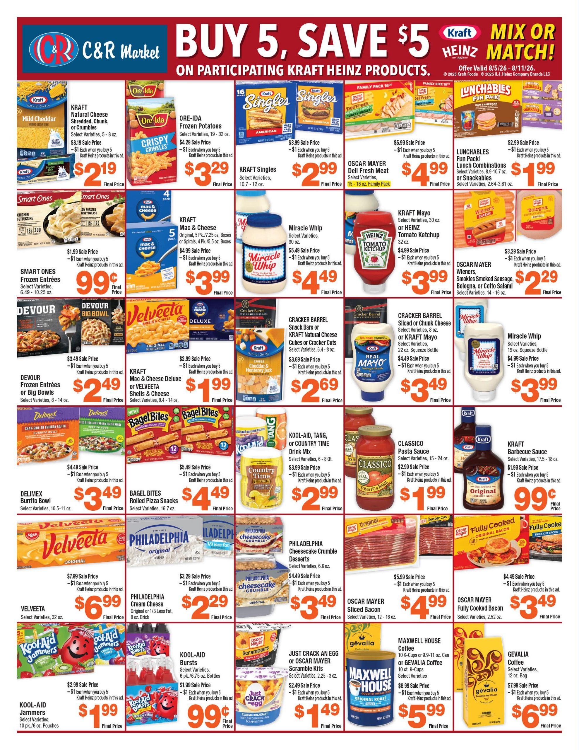 C&R Supermarkets (MO) Weekly Ad August 5 - 11, 2026