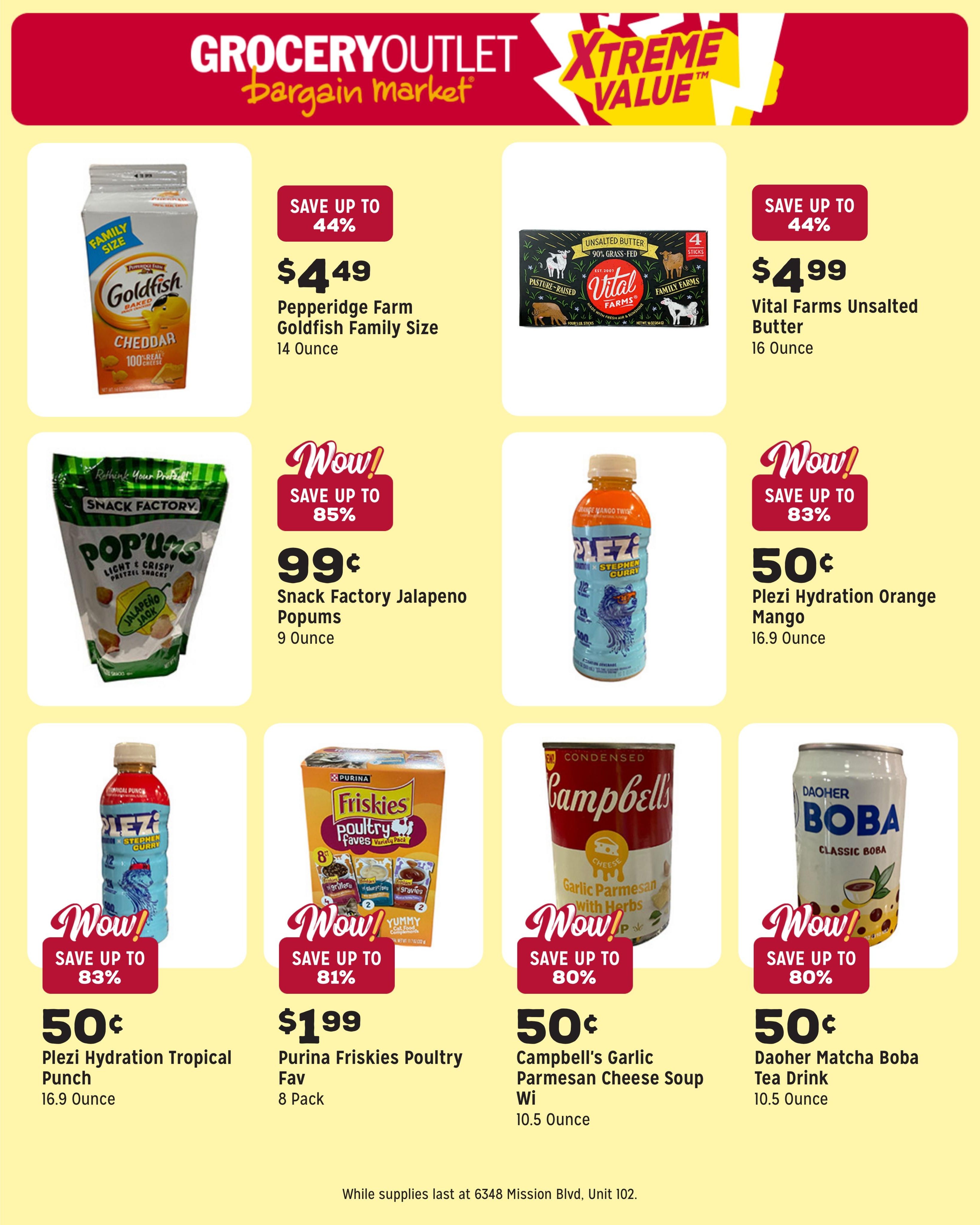 Grocery Outlet (Jurupa Valley Area, CA) Weekly Ad August 5 - 11, 2026