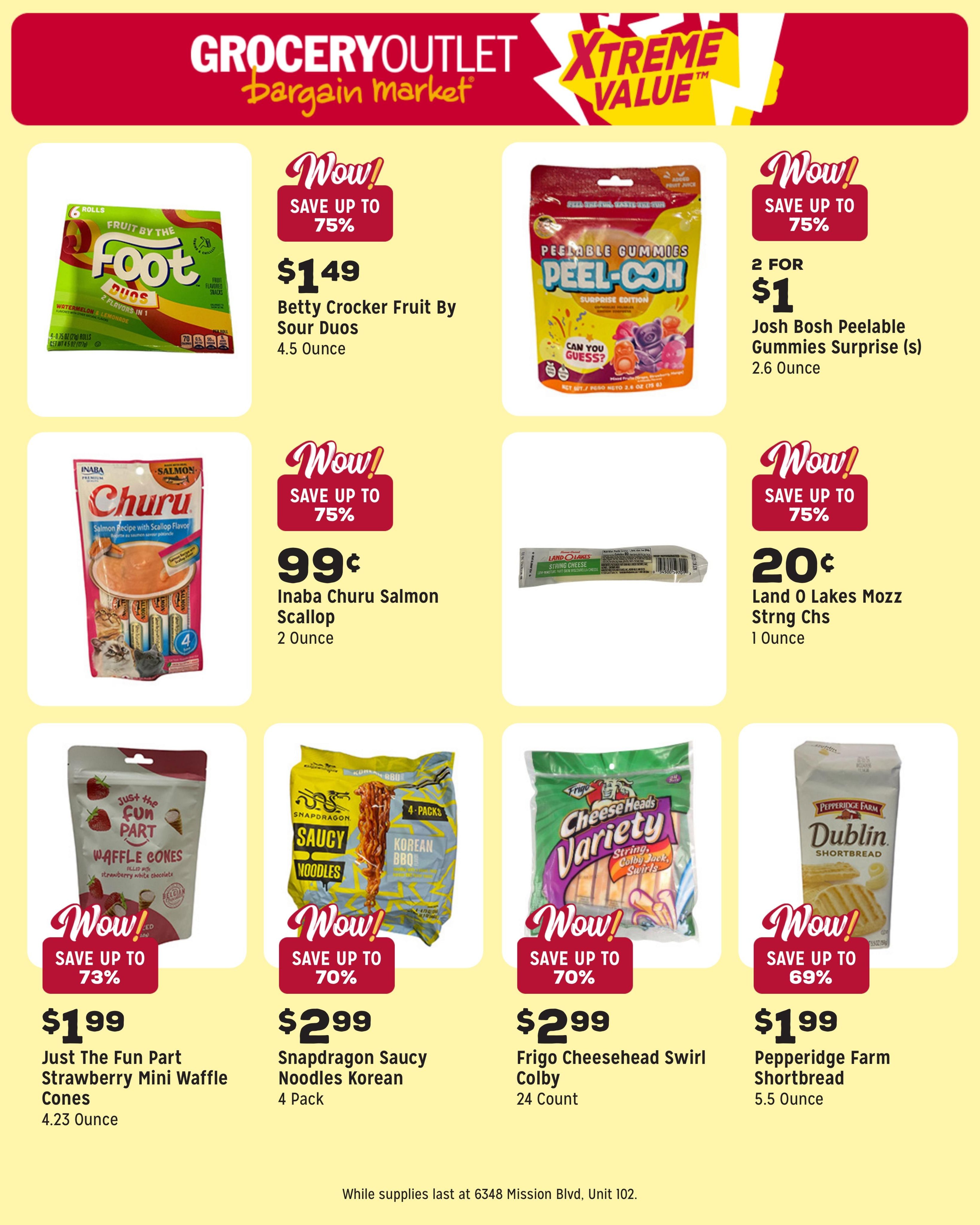 Grocery Outlet (Jurupa Valley Area, CA) Weekly Ad August 5 - 11, 2026