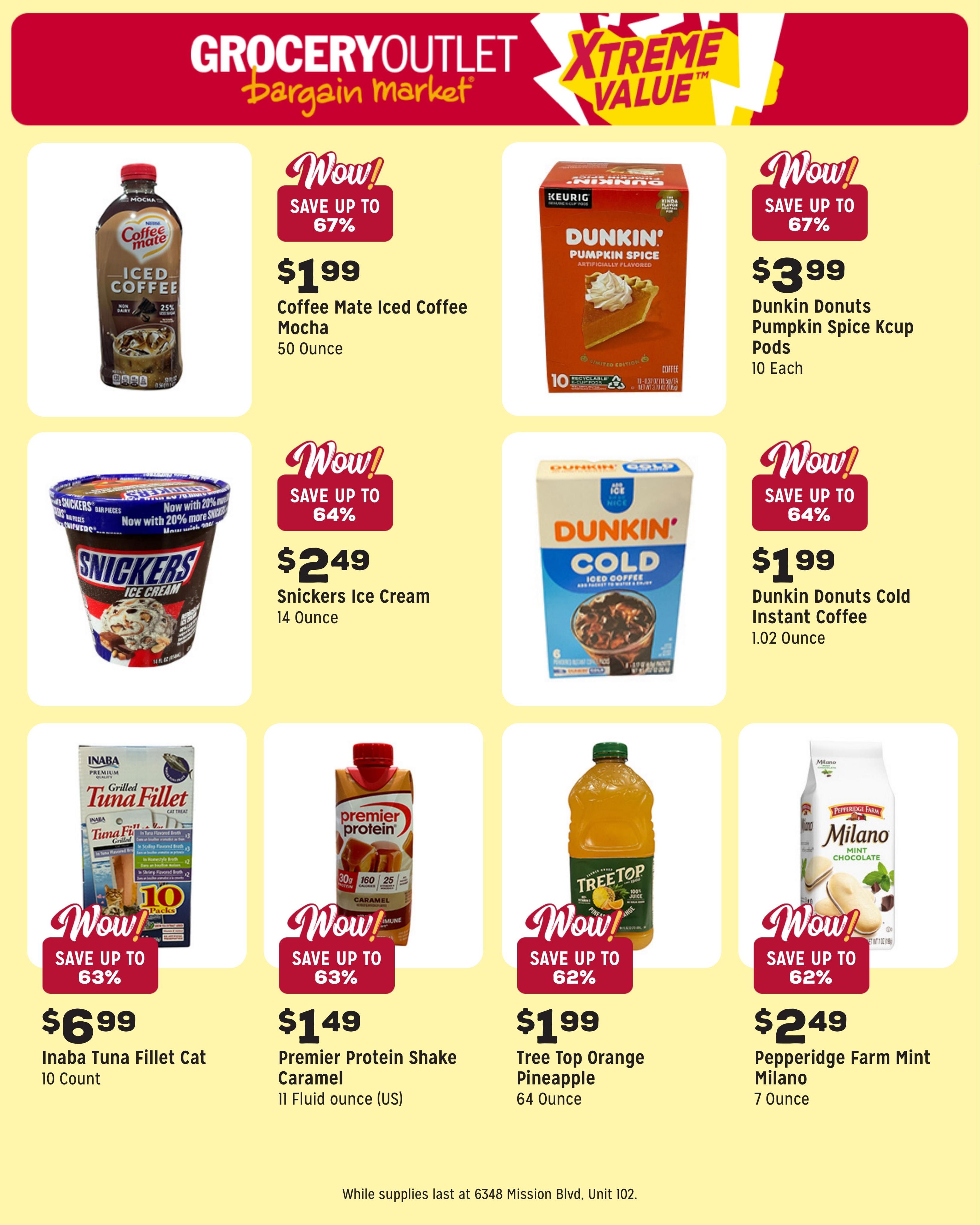 Grocery Outlet (Jurupa Valley Area, CA) Weekly Ad August 5 - 11, 2026