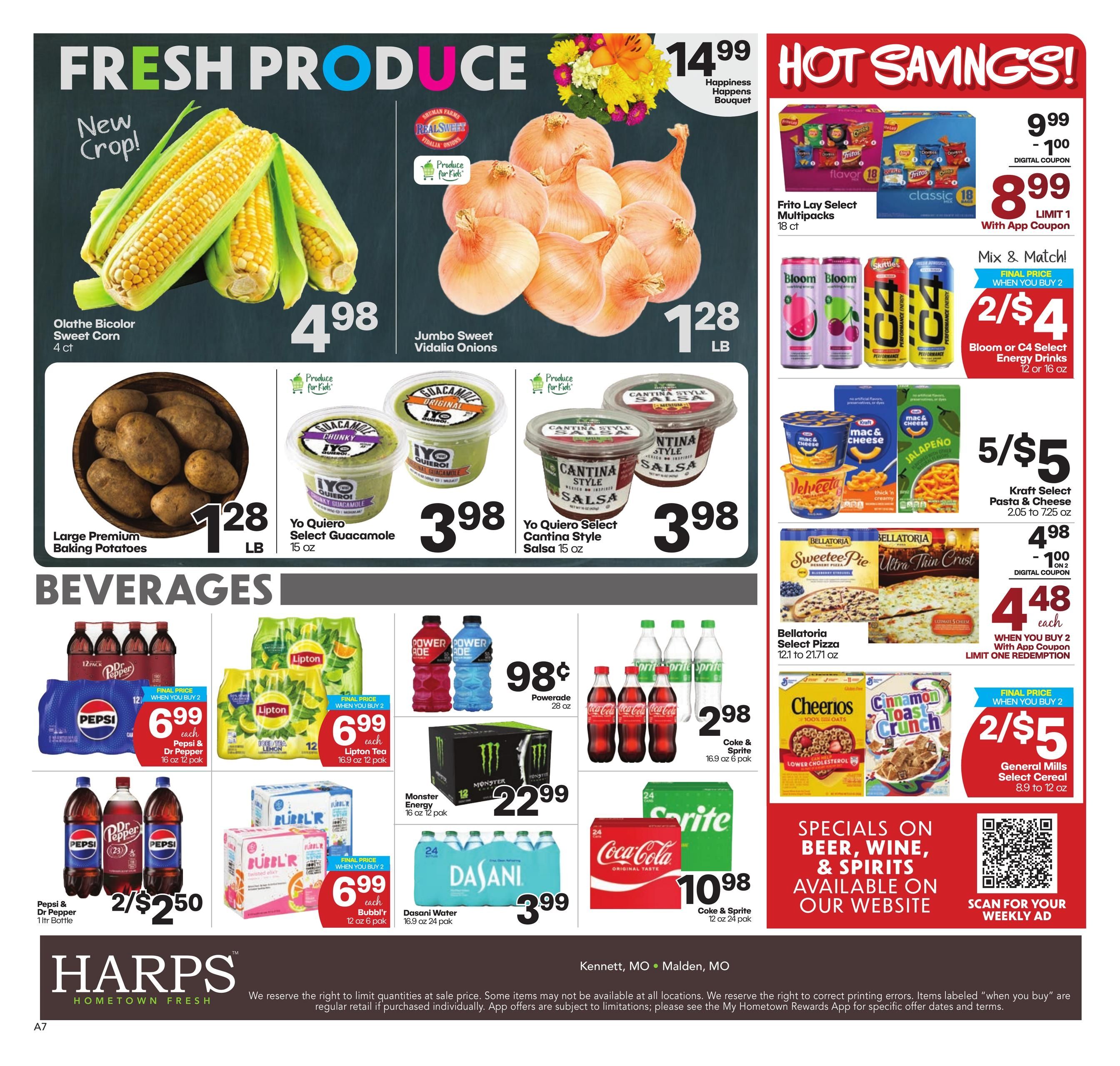 Harps Foods (Cape Girardeau–Burfordville Area, IL–MO) Weekly Ad August 5 - 11, 2026