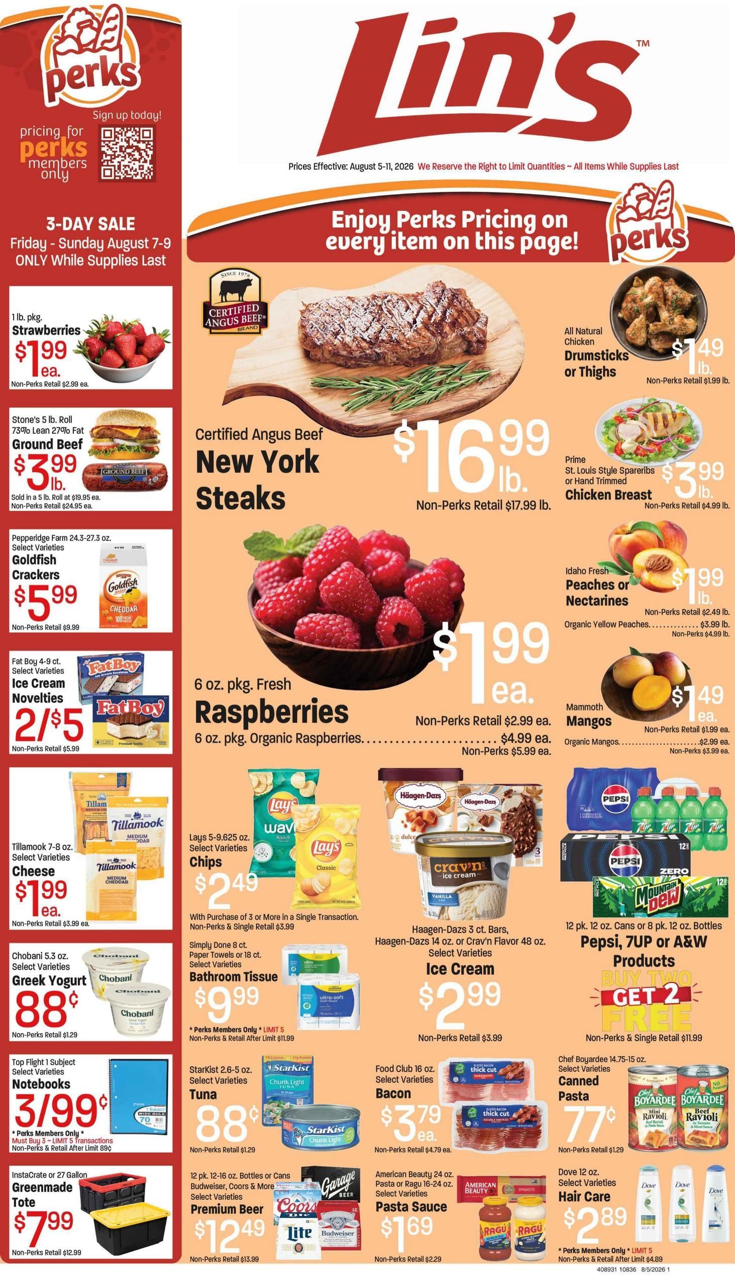 Lin's Fresh Market Weekly Ad August 5 - 11, 2026