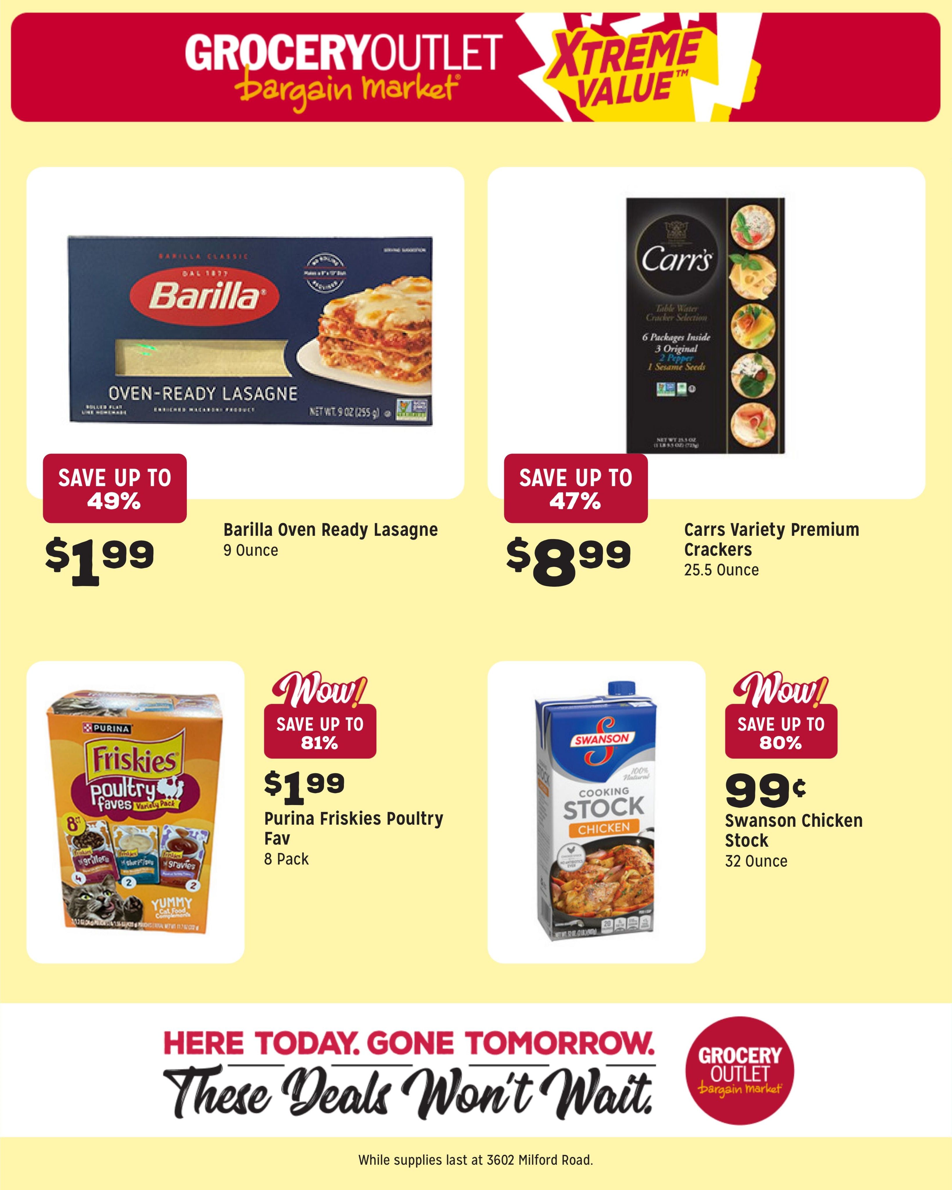 Grocery Outlet (Baltimore–Gwynn Oak Area, MD) Weekly Ad August 5 - 11, 2026