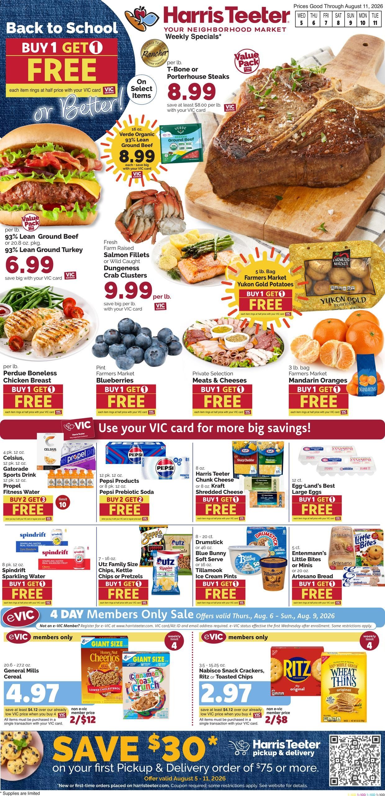 Harris Teeter (DE, MD) Weekly Ad August 5 - 11, 2026