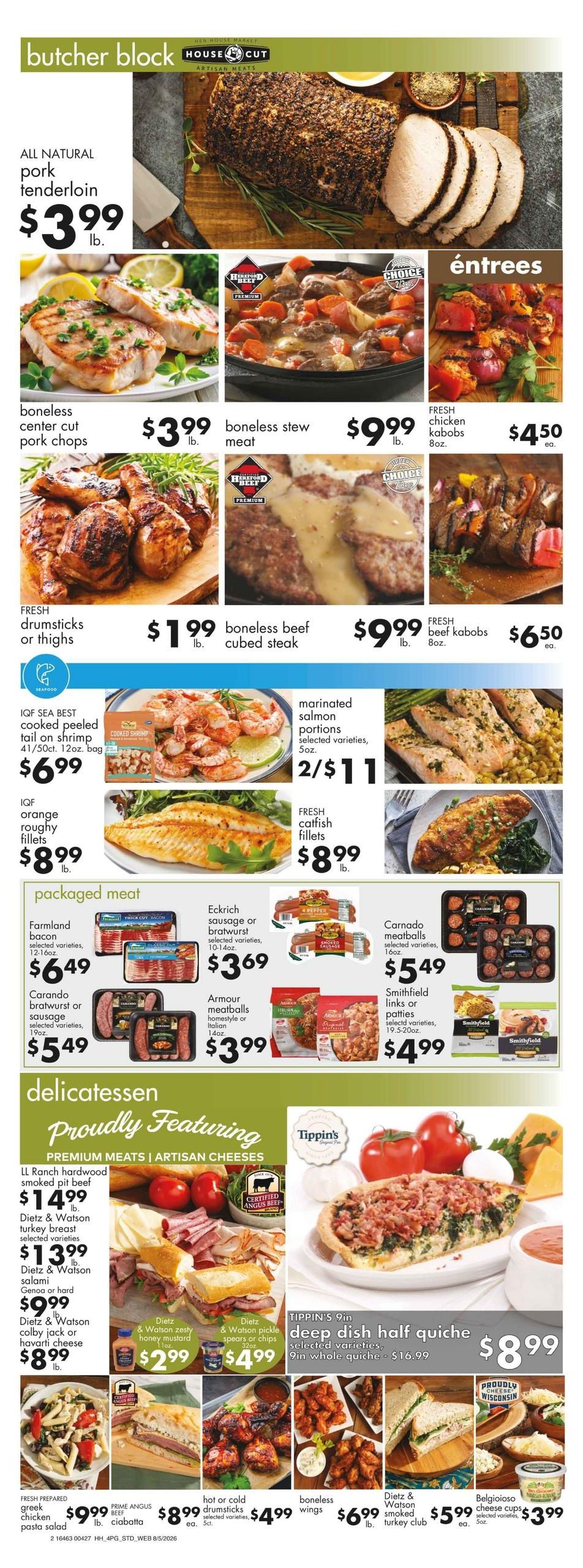 Hen House Weekly Ad August 5 - 11, 2026